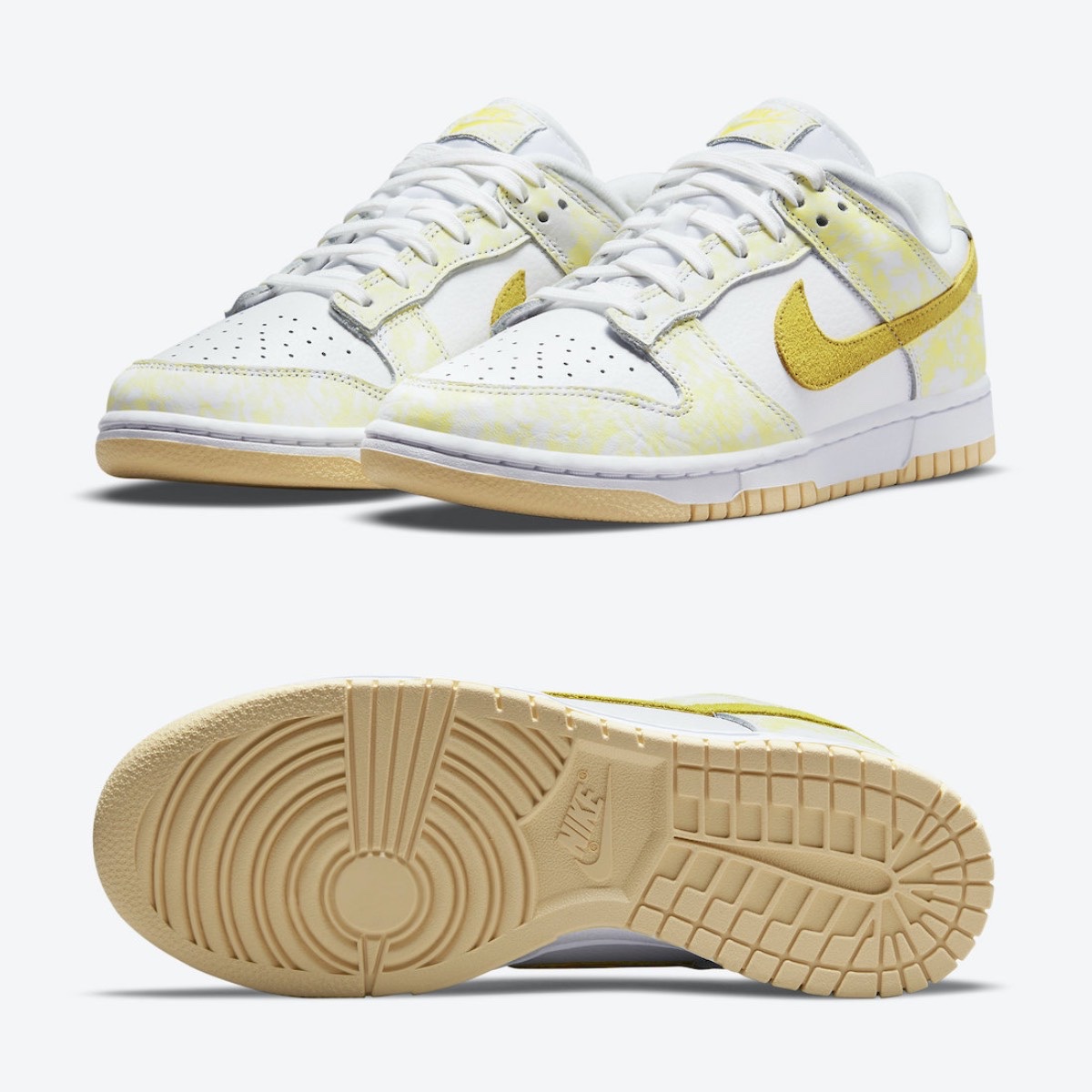 (W) Nike Dunk Low Lemon Drop 착용 스타일 - 2