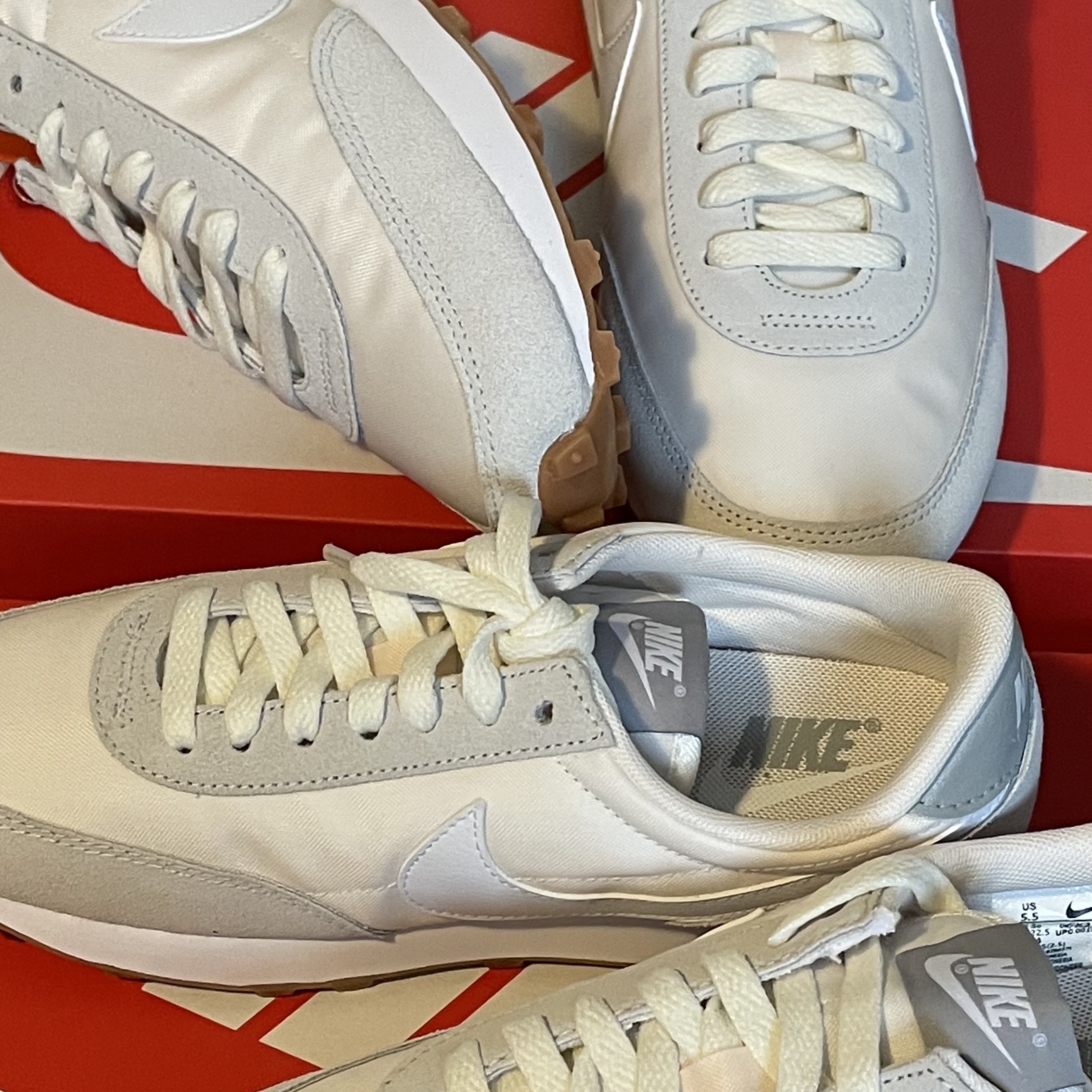 (W) Nike Daybreak Summit White 착용 스타일