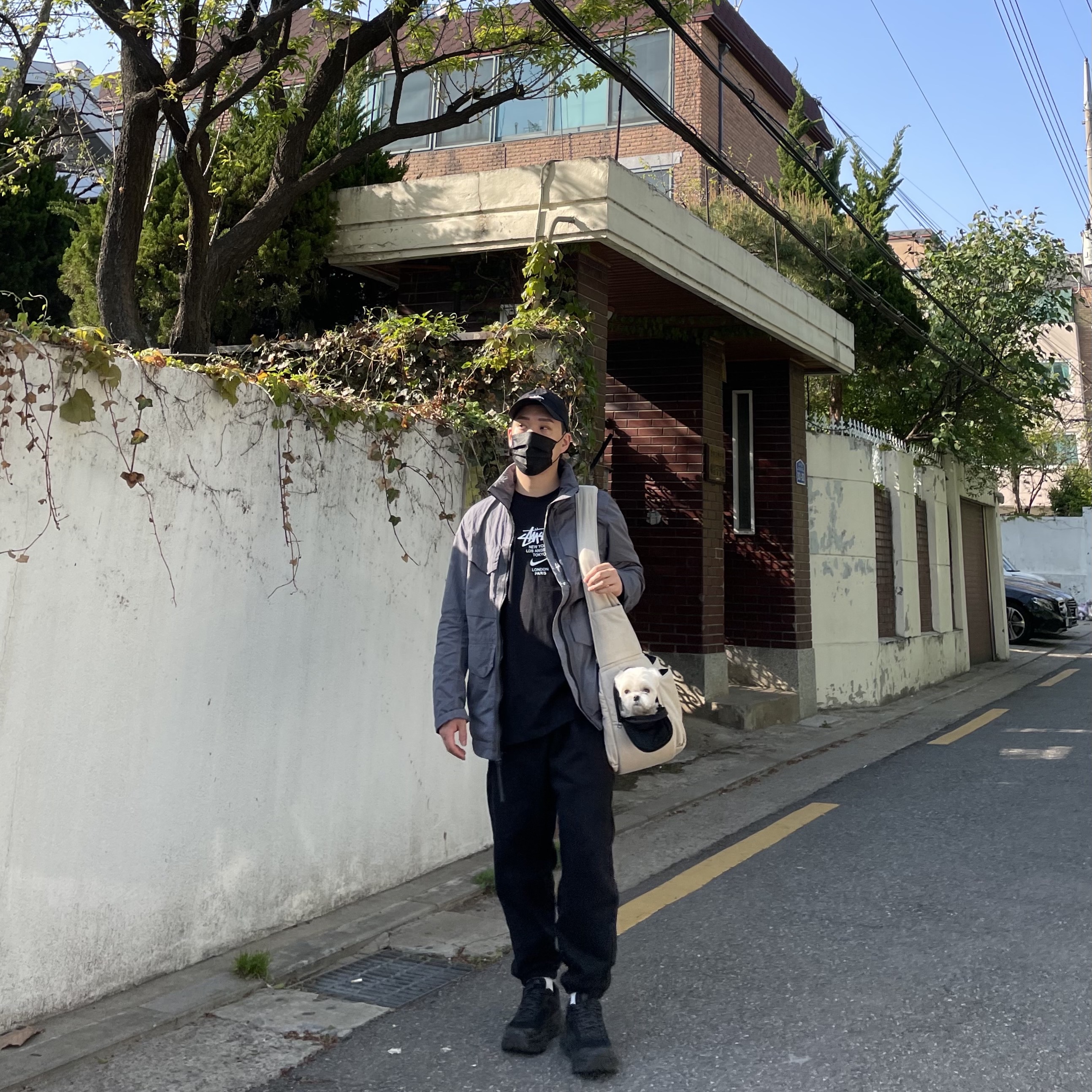 Nike x Stussy WT T-Shirt Black - US/EU, Nike x Stussy NRG ZR Fleece Pants Black - US/EU 착용 스타일