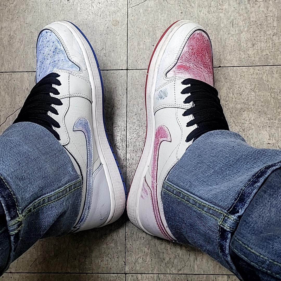 Jordan 1 x Lance Mountain Retro SB White 착용 스타일 - 4