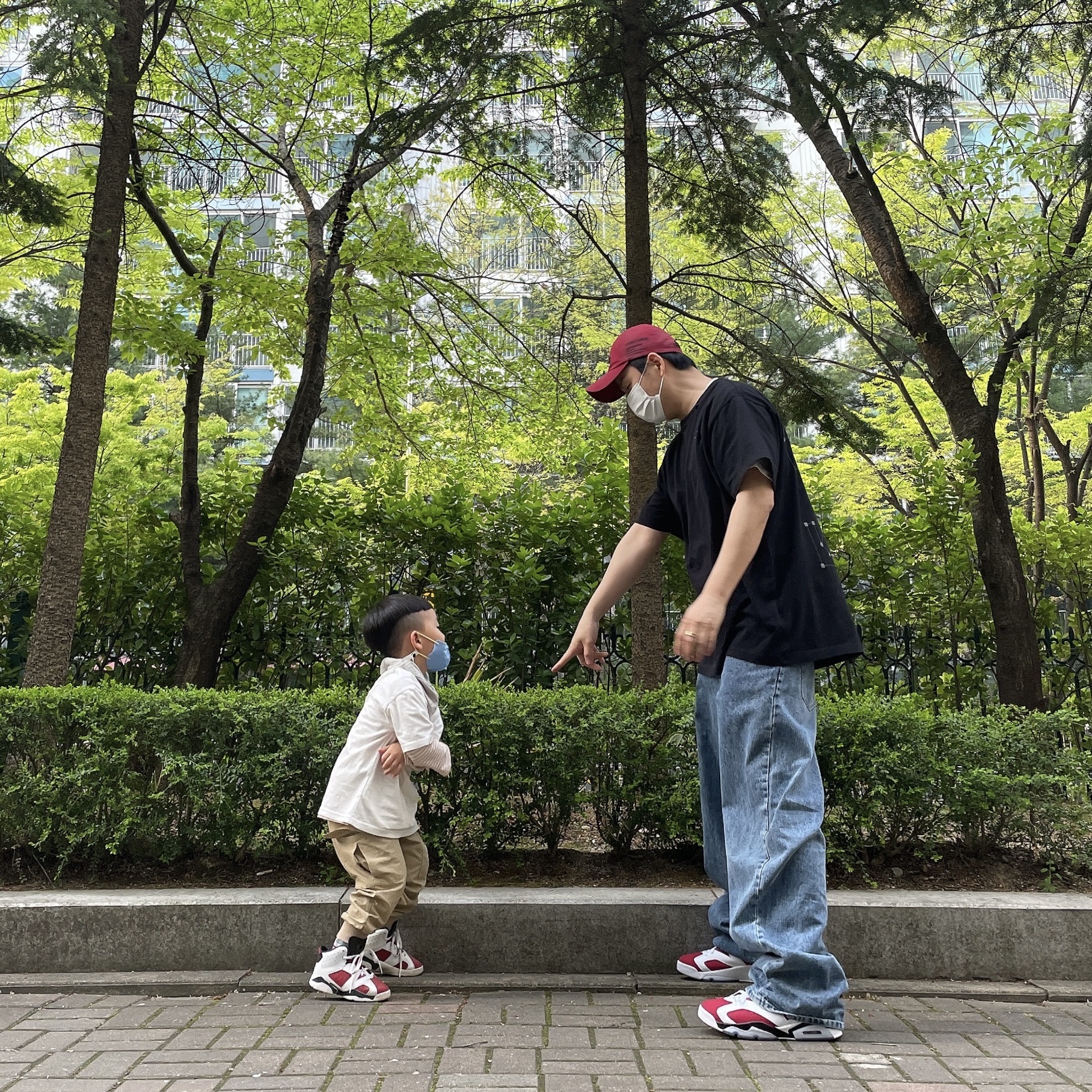 Jordan 6 Retro Carmine 2021, (PS) Jordan 6 Retro Carmine 2021 착용 스타일 - 2