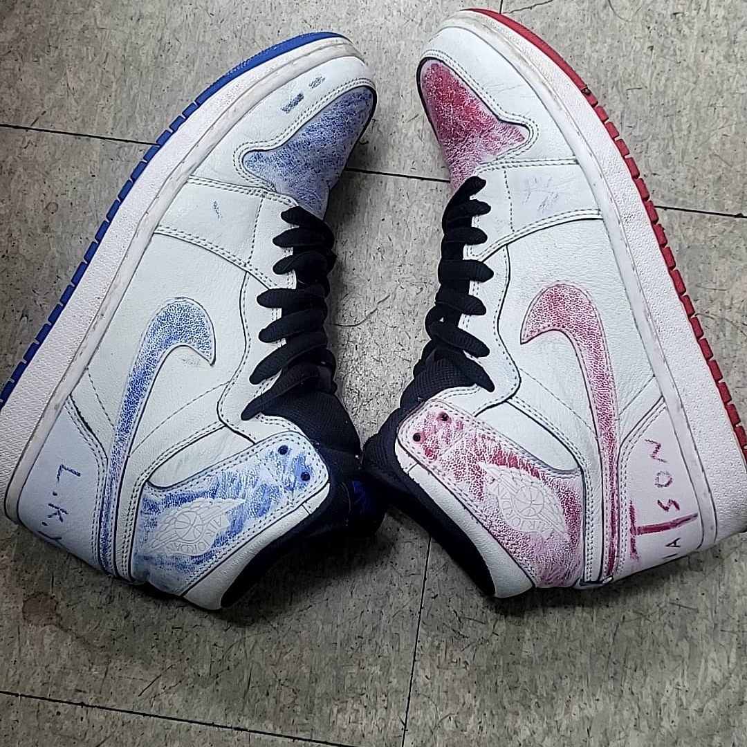 Jordan 1 x Lance Mountain Retro SB White 착용 스타일 - 2