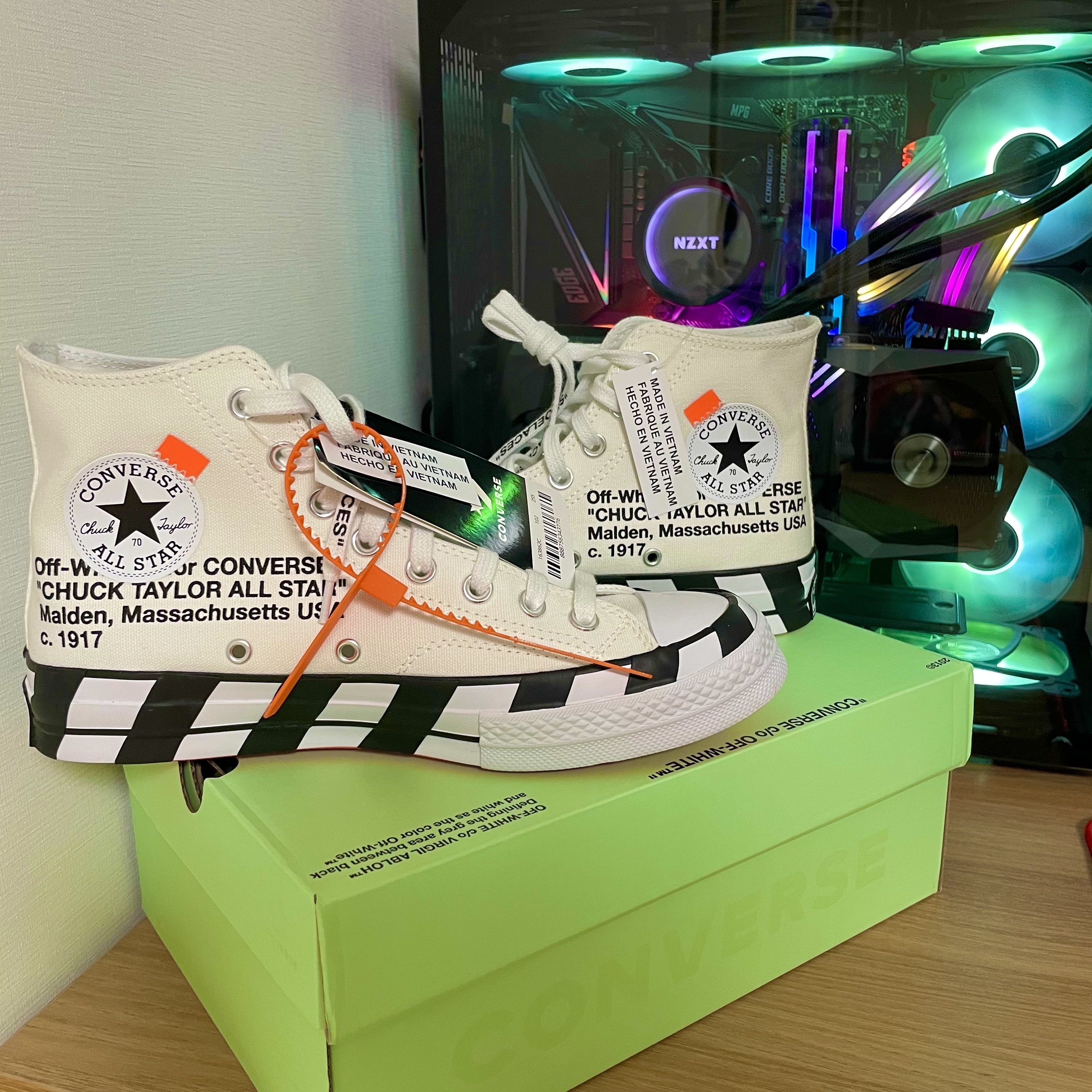 Converse x Off-White Chuck 70 High V2 2021 착용 스타일