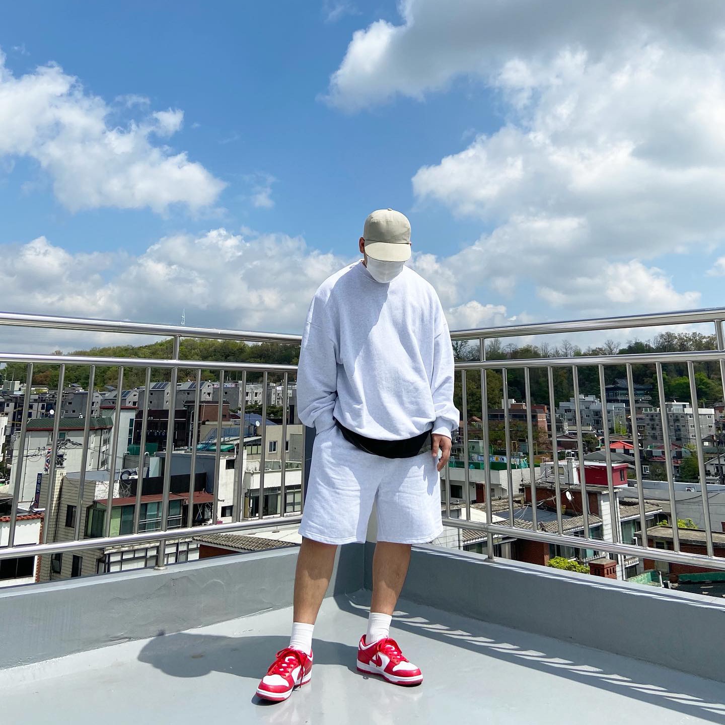 Nike Dunk Low SP University Red 2020 착용 스타일