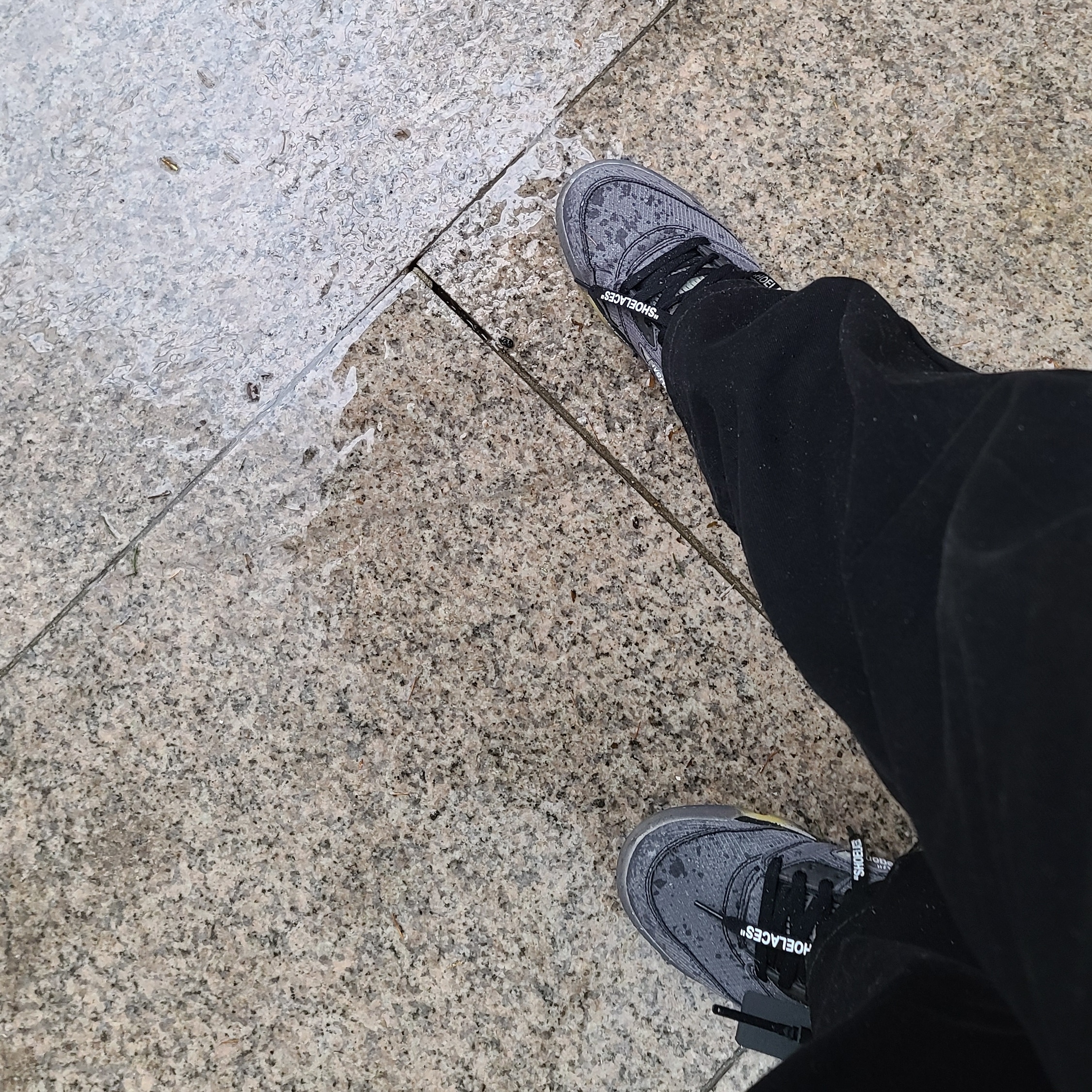 Jordan 5 x Off-White Retro SP Black Muslin 착용 스타일