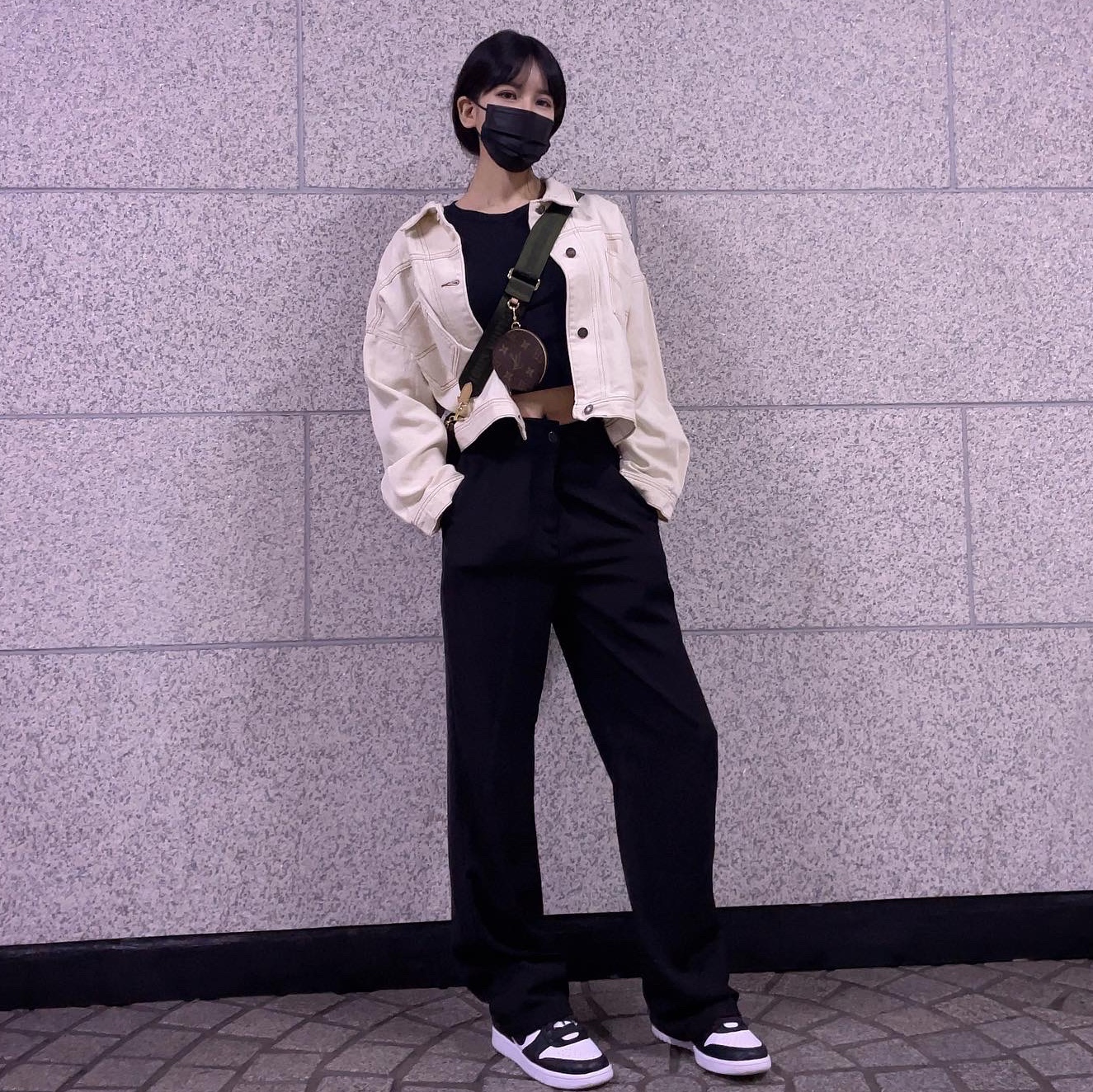 Nike x Ambush Dunk High Black 착용 스타일