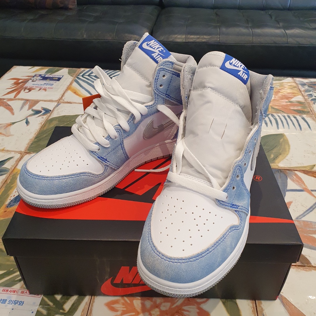 (GS) Jordan 1 Retro High OG Hyper Royal 착용 스타일
