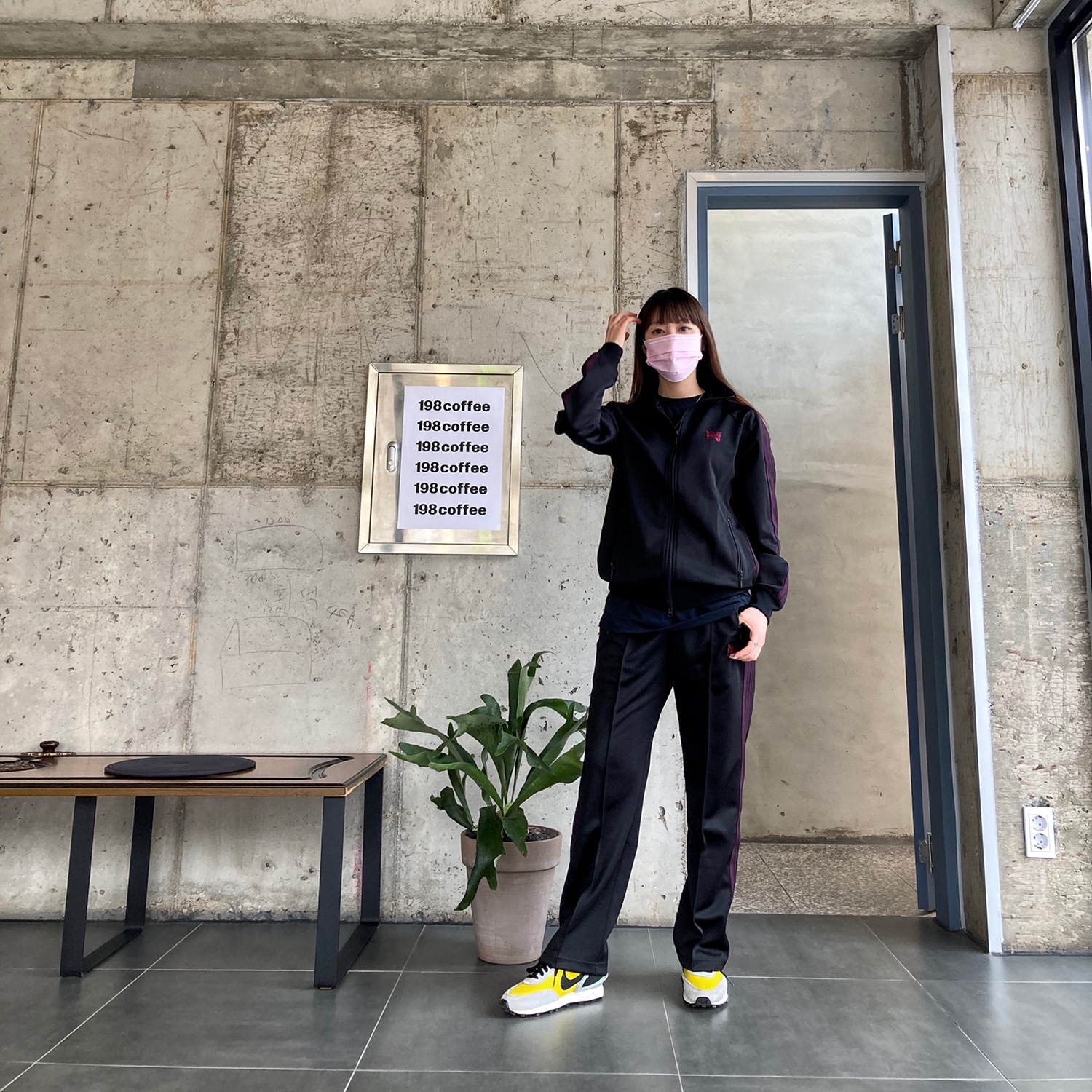 Nike x Undercover Daybreak Bright Citron 착용 스타일