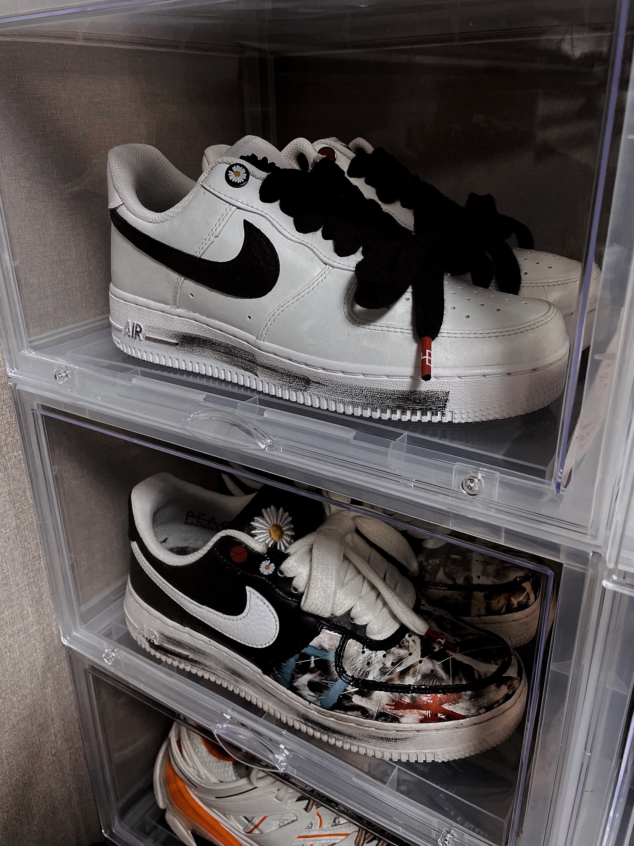 Nike x Peaceminusone Air Force 1 Low Para-Noise 2.0 착용 스타일 - 3