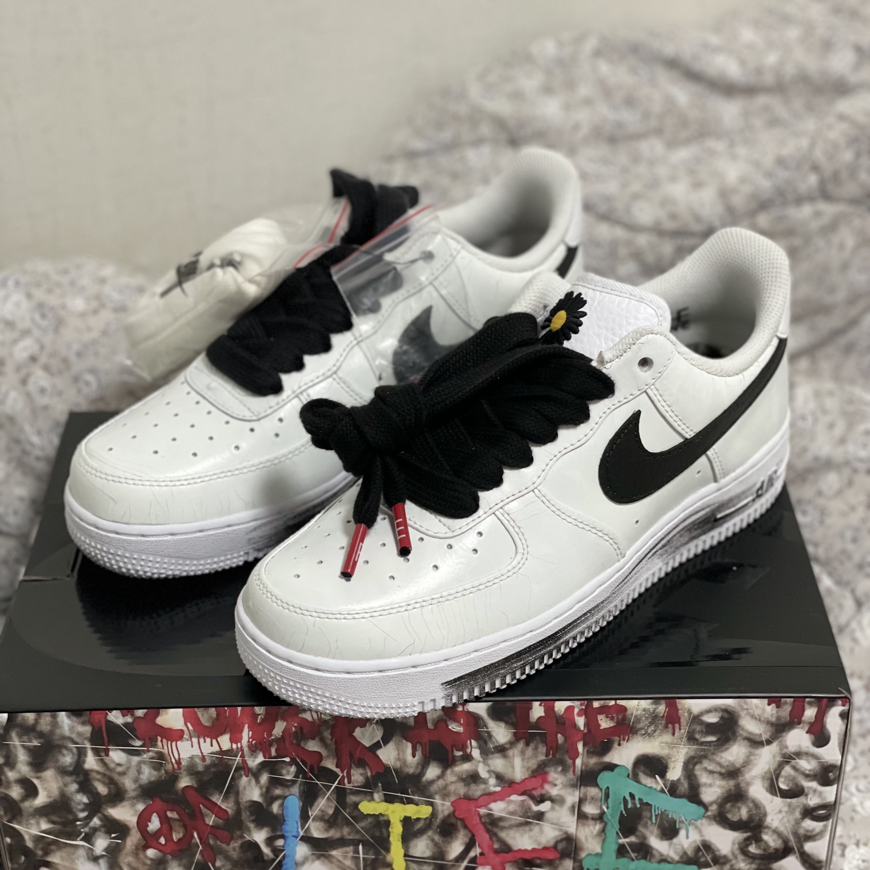 Nike x Peaceminusone Air Force 1 Low Para-Noise 2.0 착용 스타일