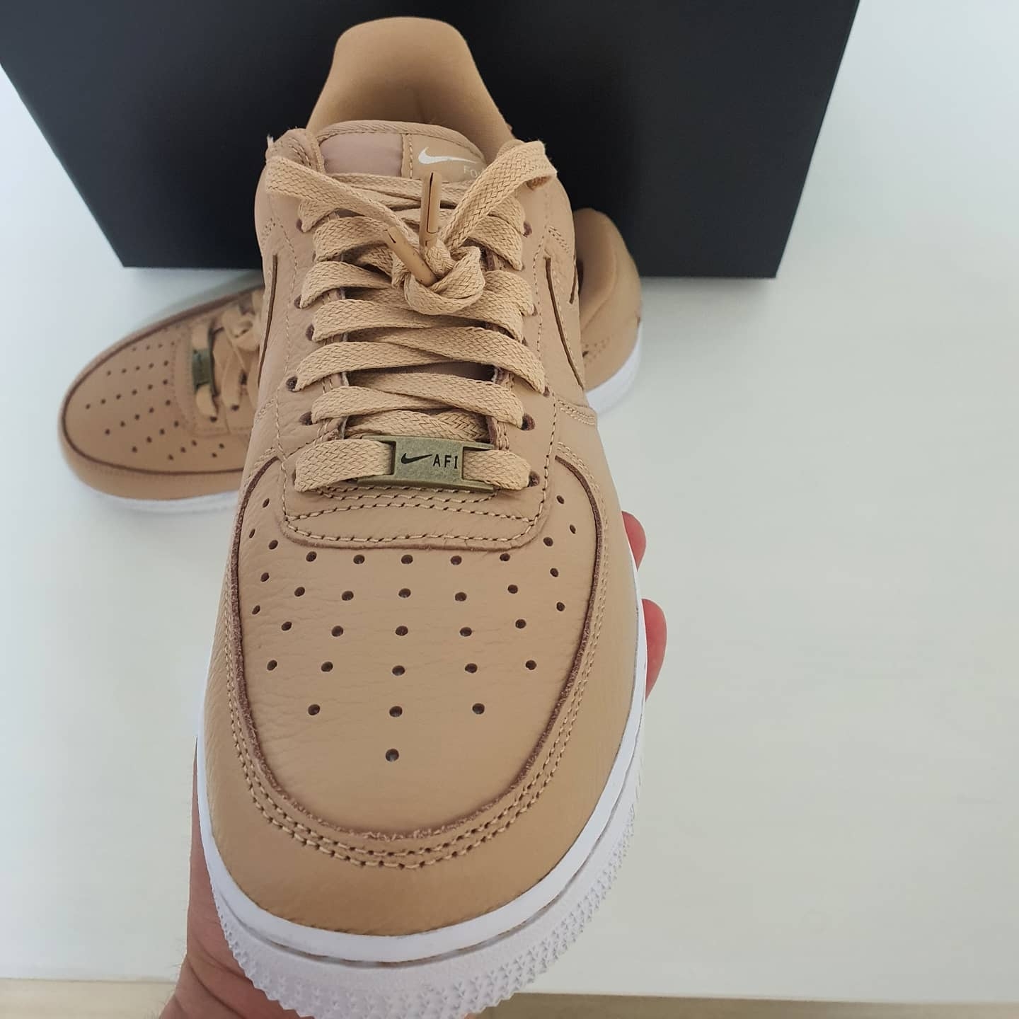 Nike Air Force 1 '07 Craft Vachetta Tan 착용 스타일 - 5