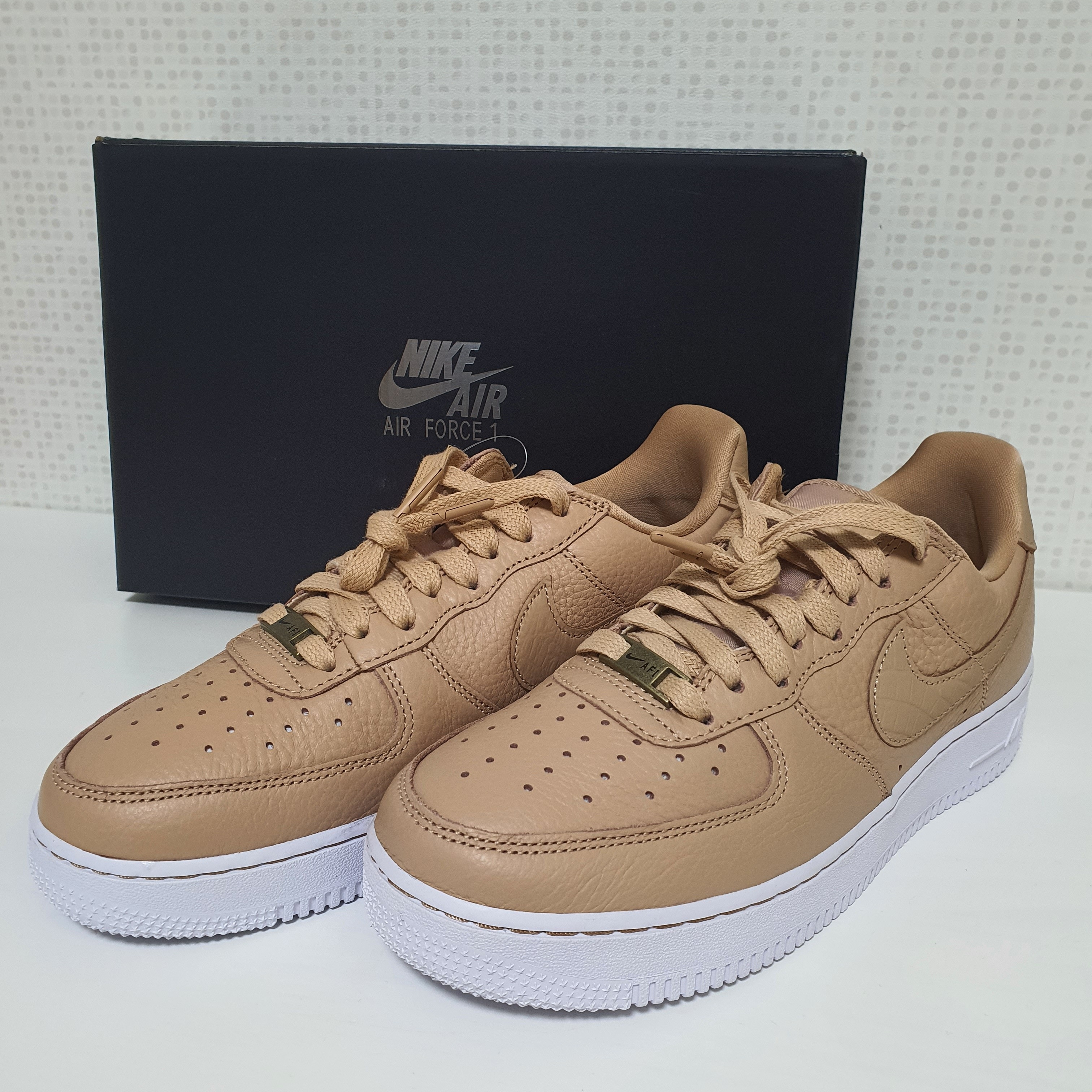 Nike Air Force 1 '07 Craft Vachetta Tan 착용 스타일 - 1