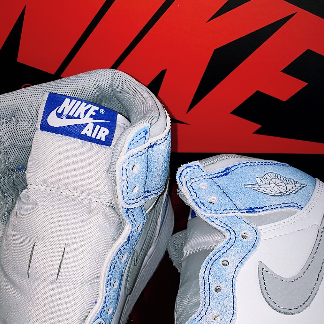(GS) Jordan 1 Retro High OG Hyper Royal, Jordan 1 Retro High OG Hyper Royal 착용 스타일 - 4