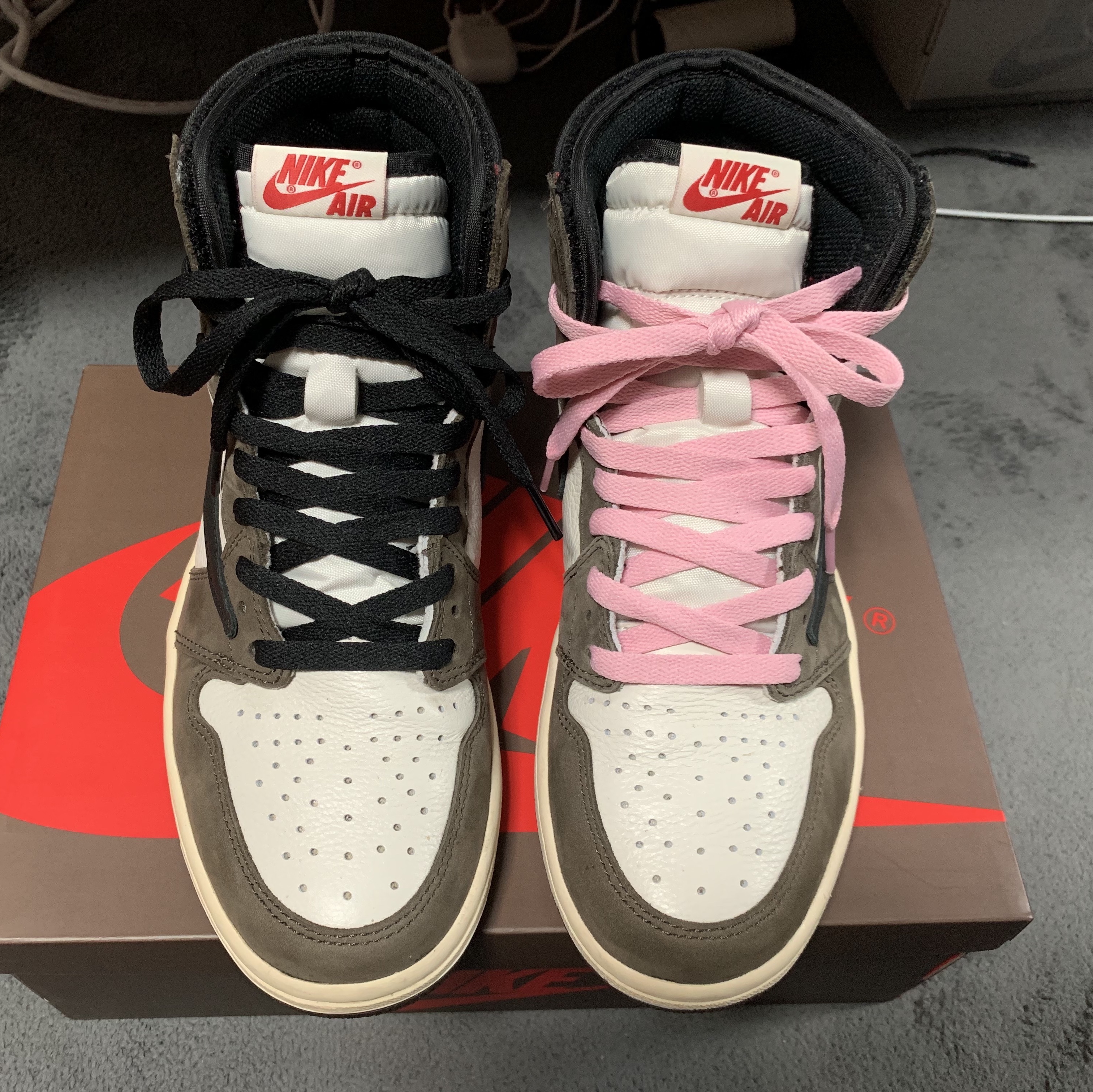 Jordan 1 x Travis Scott Retro High OG SP Mocha 착용 스타일