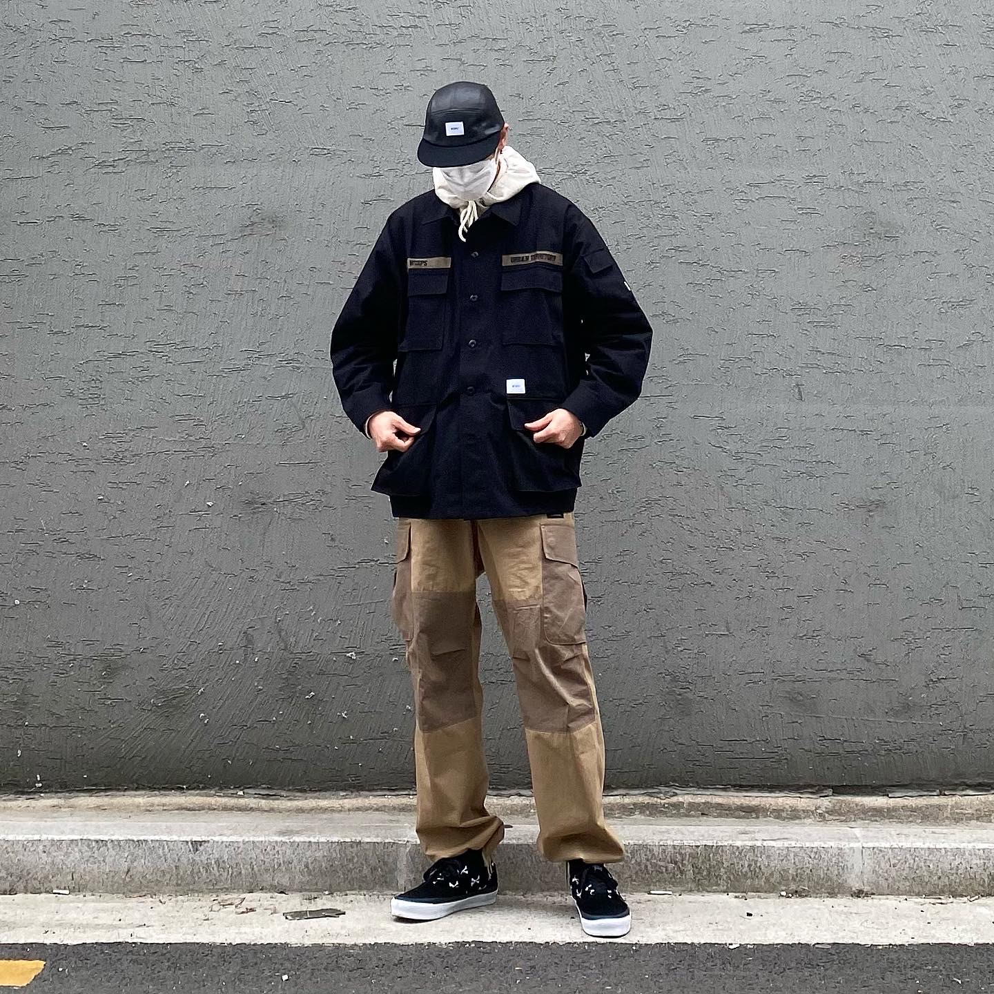 Vans Vault x WTAPS OG Era LX Black 착용 스타일