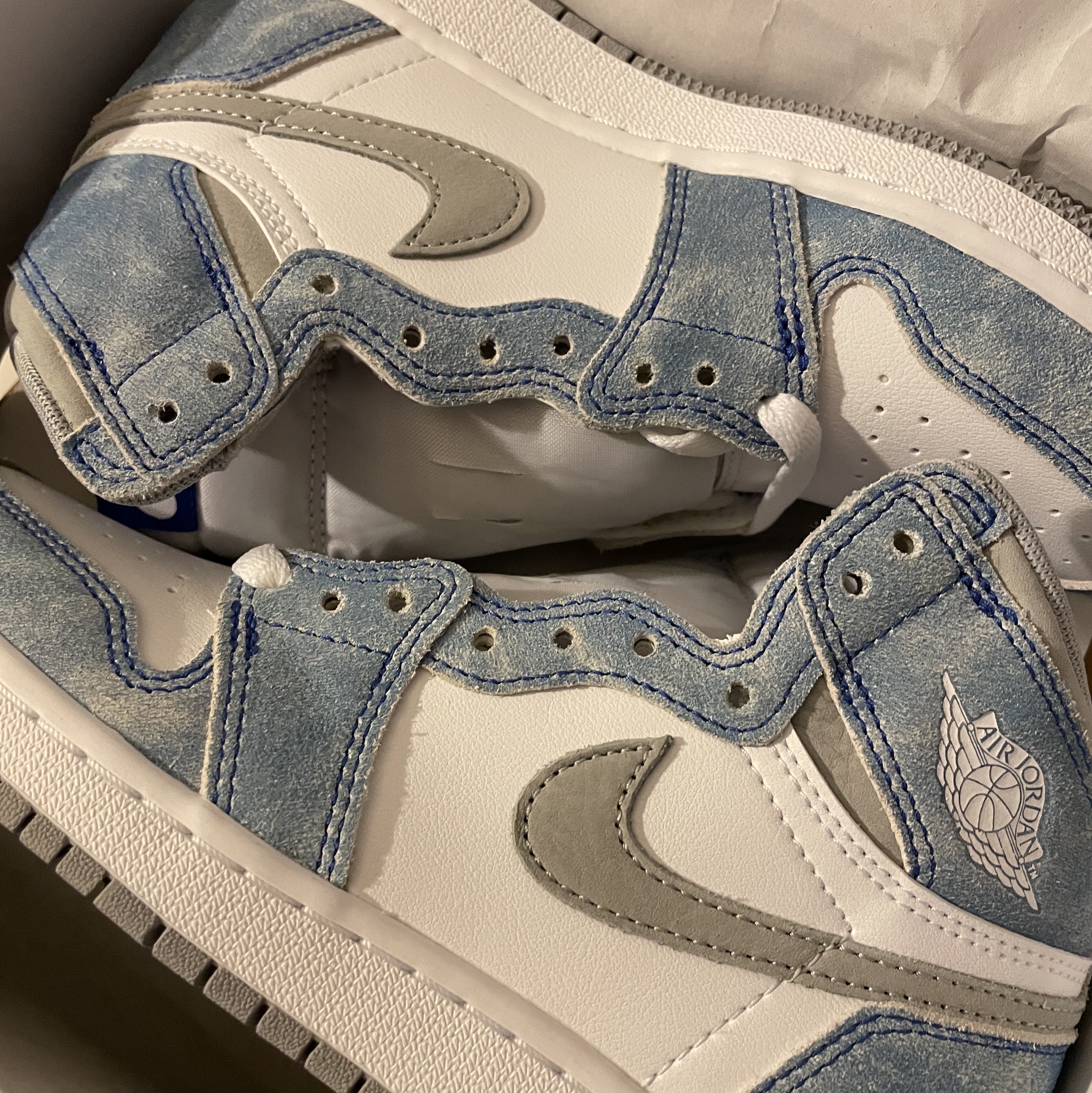 (GS) Jordan 1 Retro High OG Hyper Royal 착용 스타일