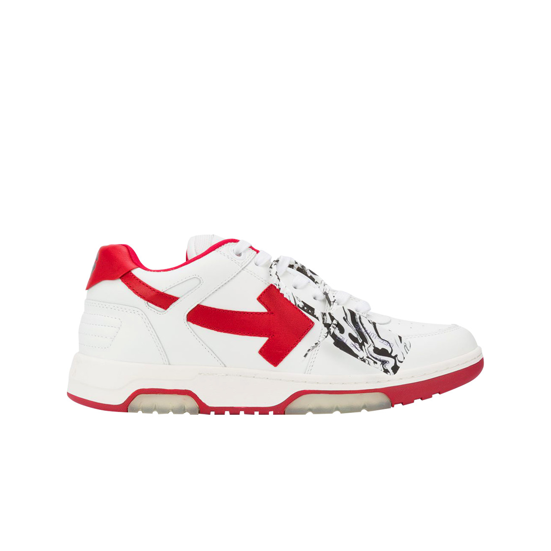 오프화이트 아웃 오브 오피스 OOO 스니커즈 화이트 레드 - 20FW(Off-White Out Of Office OOO Sneakers White Red - 20FW) - 1