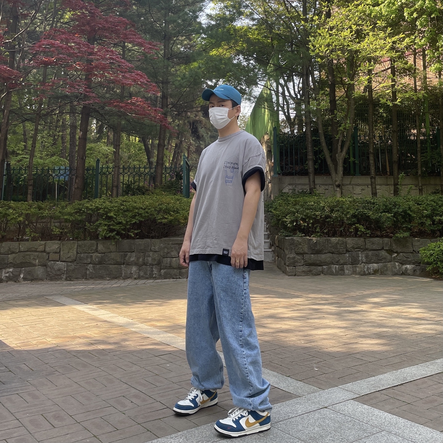 Nike x Kasina Dunk Low 80's Bus 착용 스타일