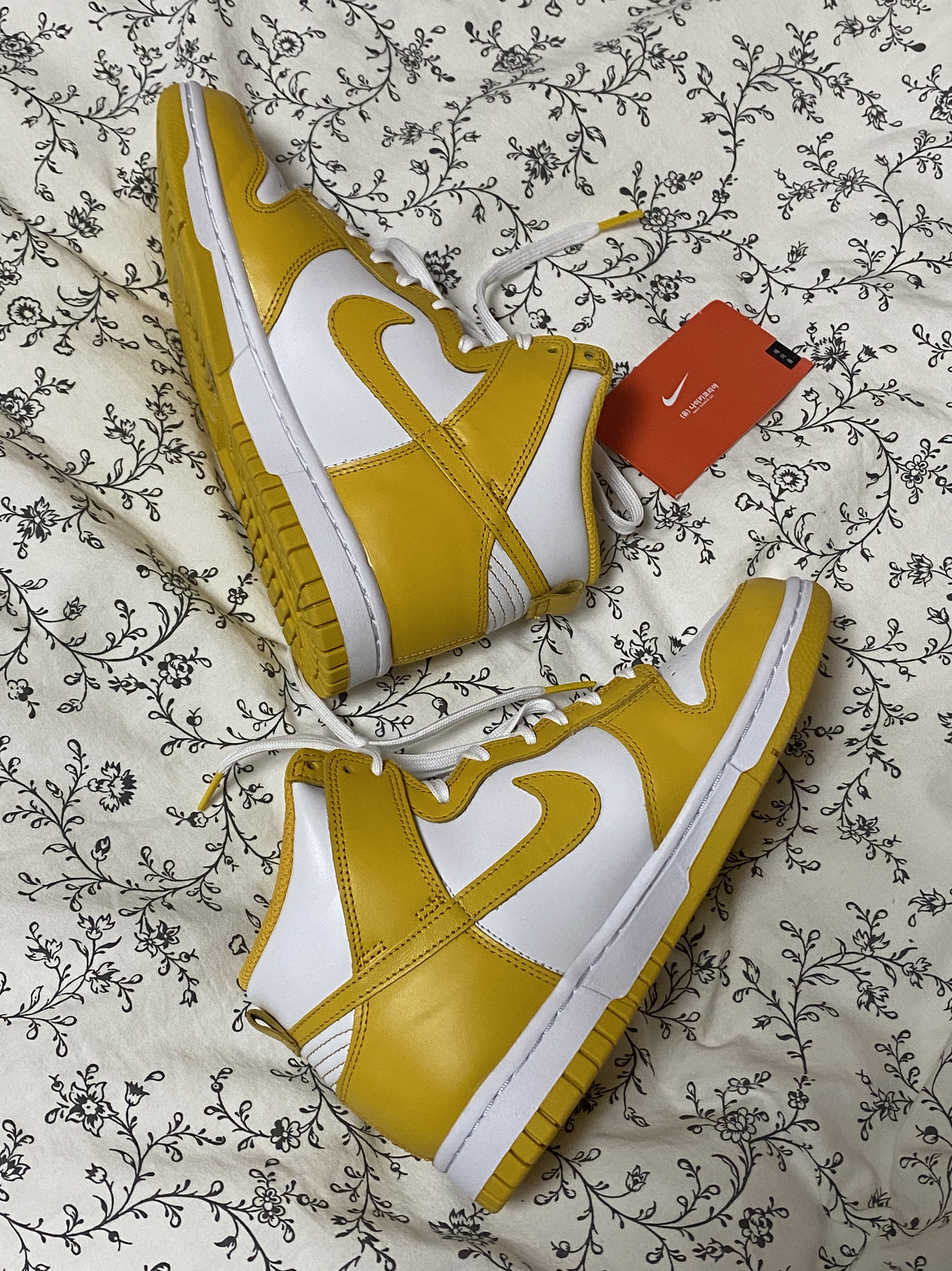 (W) Nike Dunk High Dark Sulfur 착용 스타일