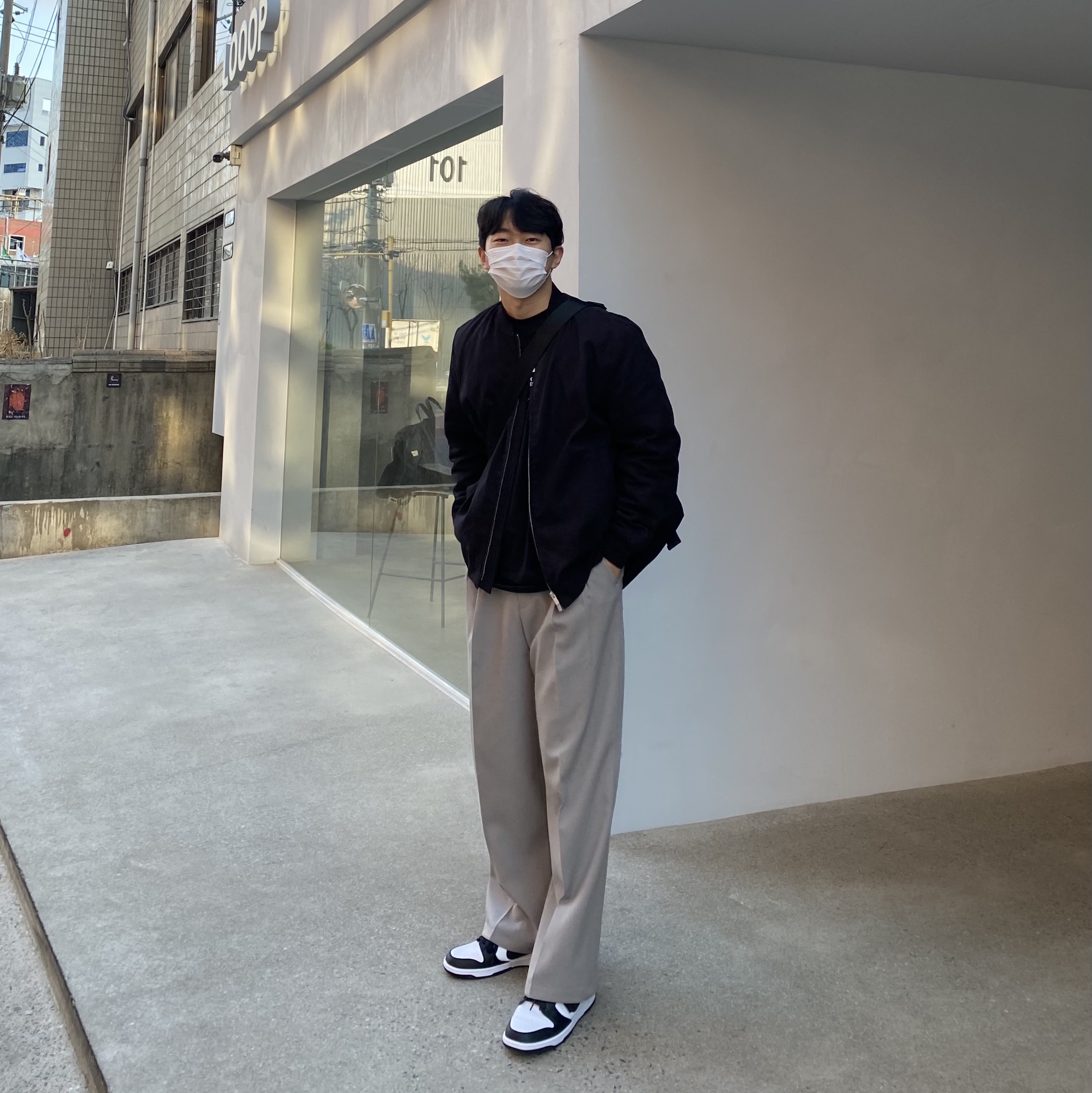 Nike x Stussy WT T-Shirt Black - US/EU, Nike Dunk Low Retro Black 착용 스타일