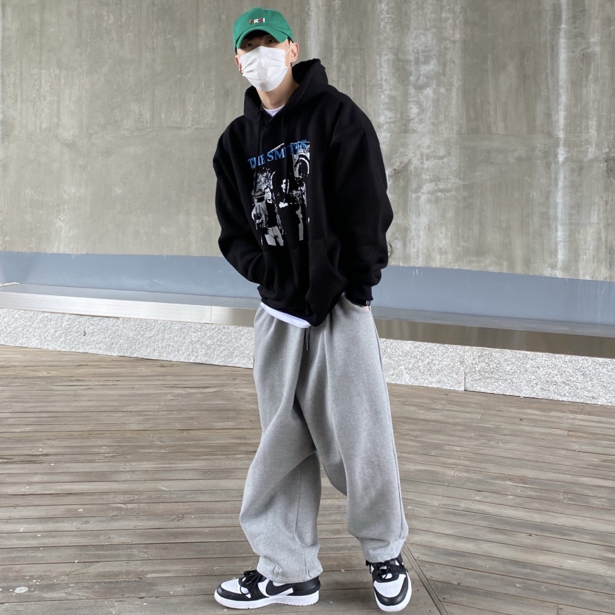 Nike x Ambush Dunk High Black 착용 스타일