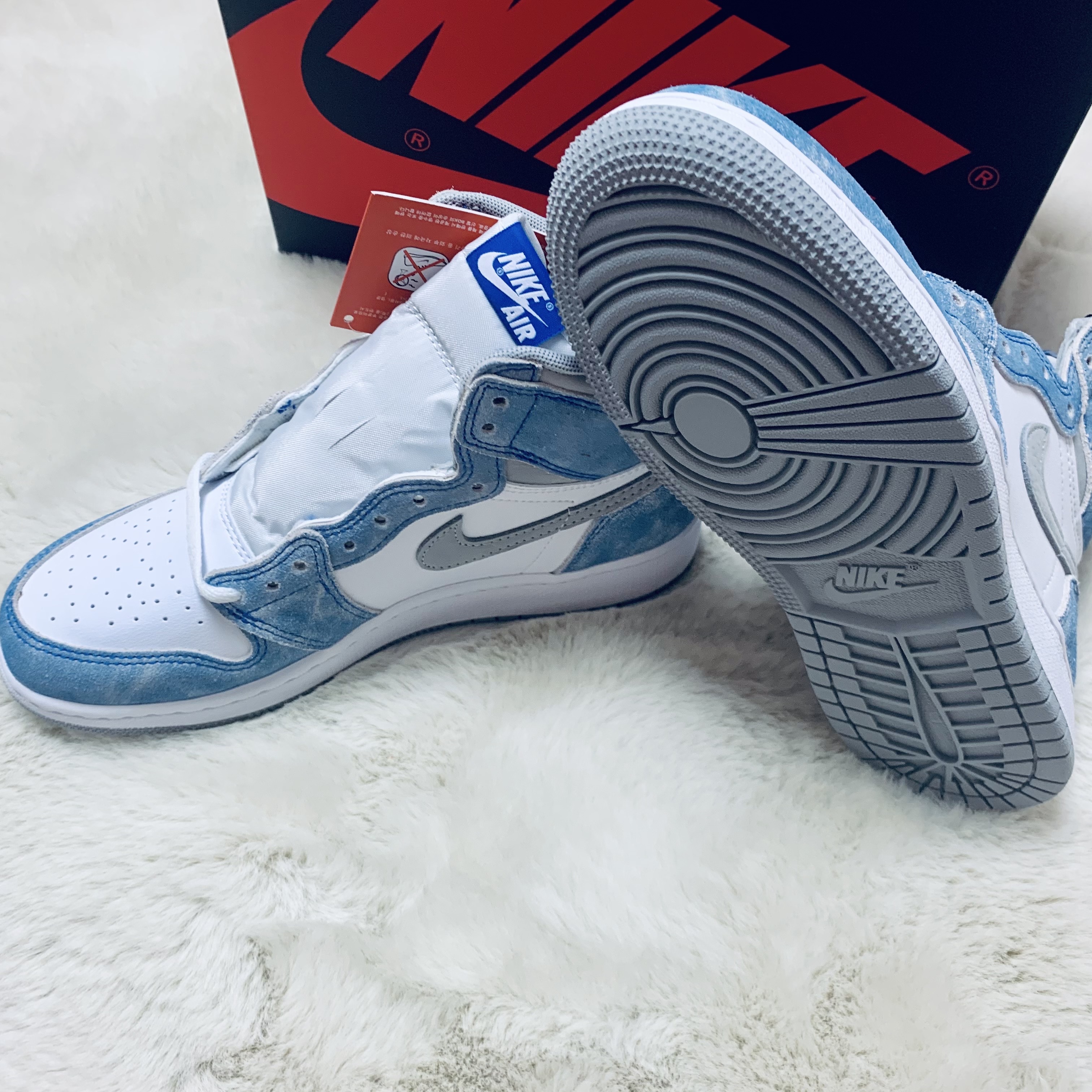 (GS) Jordan 1 Retro High OG Hyper Royal 착용 스타일