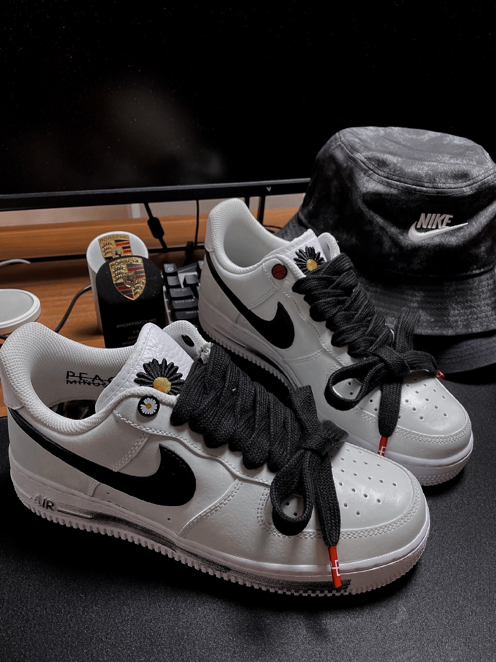 Nike x Peaceminusone Air Force 1 Low Para-Noise 2.0 착용 스타일 - 2