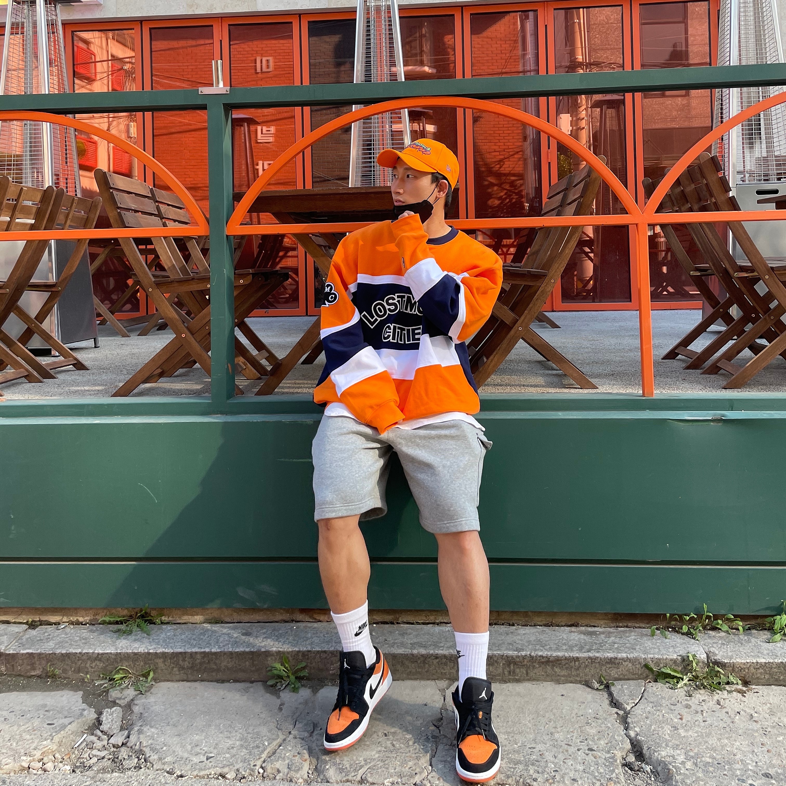 Jordan 1 Low Shattered Backboard 착용 스타일 - 1