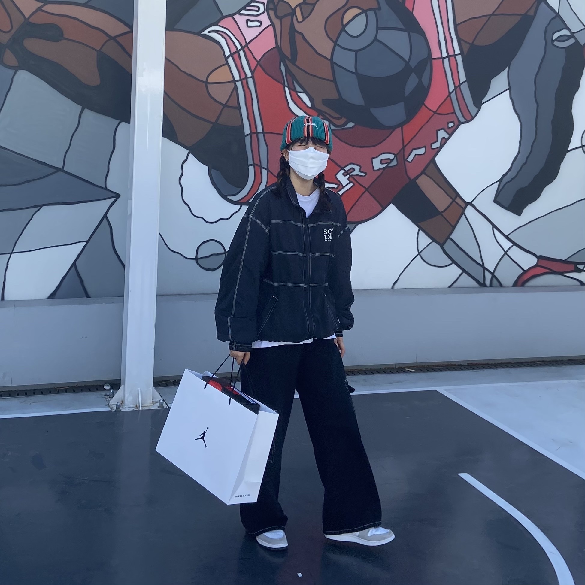 (GS) Jordan 1 Retro High OG Light Smoke Grey, Jordan 1 Retro High OG Rust Shadow 착용 스타일 - 2