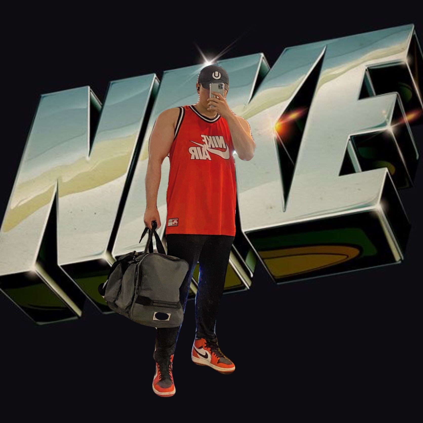 Jordan 1 Retro High Rare Air Max Orange 착용 스타일