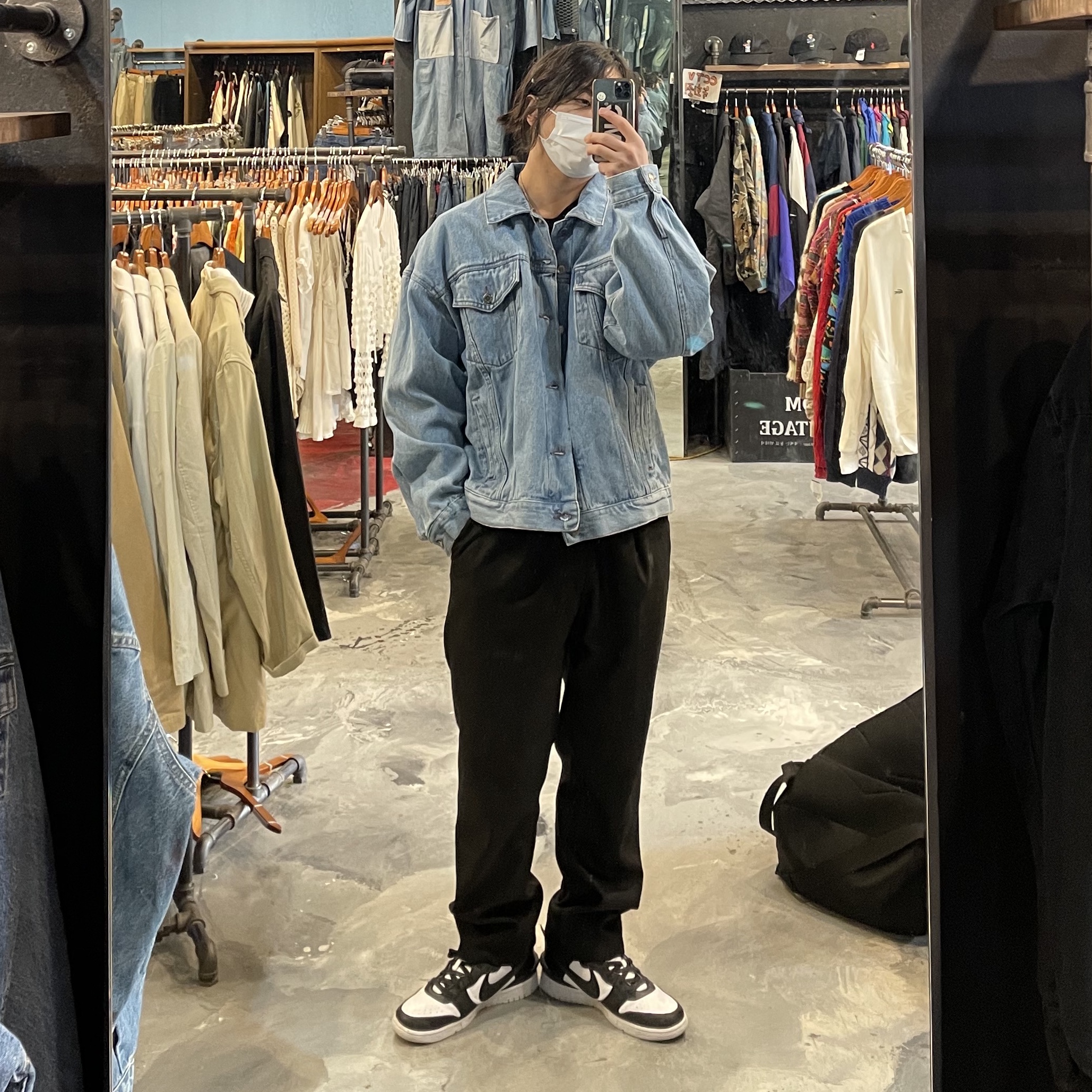 Nike x Ambush Dunk High Black 착용 스타일