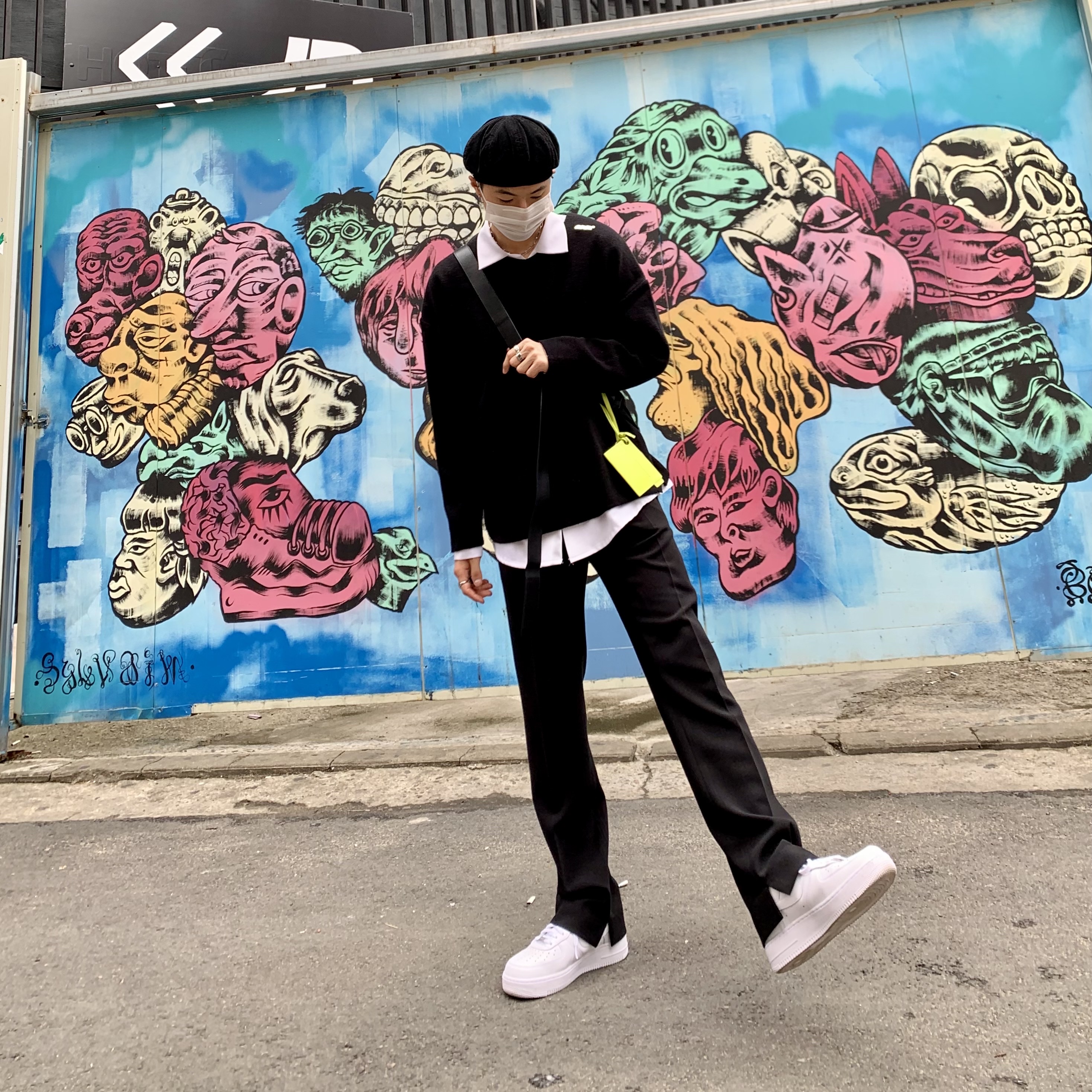 Nike Air Force 1 '07 Low White 착용 스타일