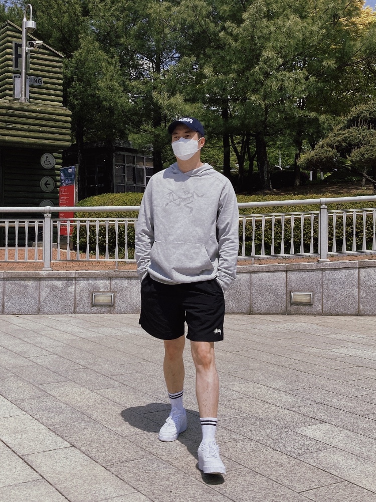 Nike Air Force 1 '07 Craft Vast Grey 착용 스타일