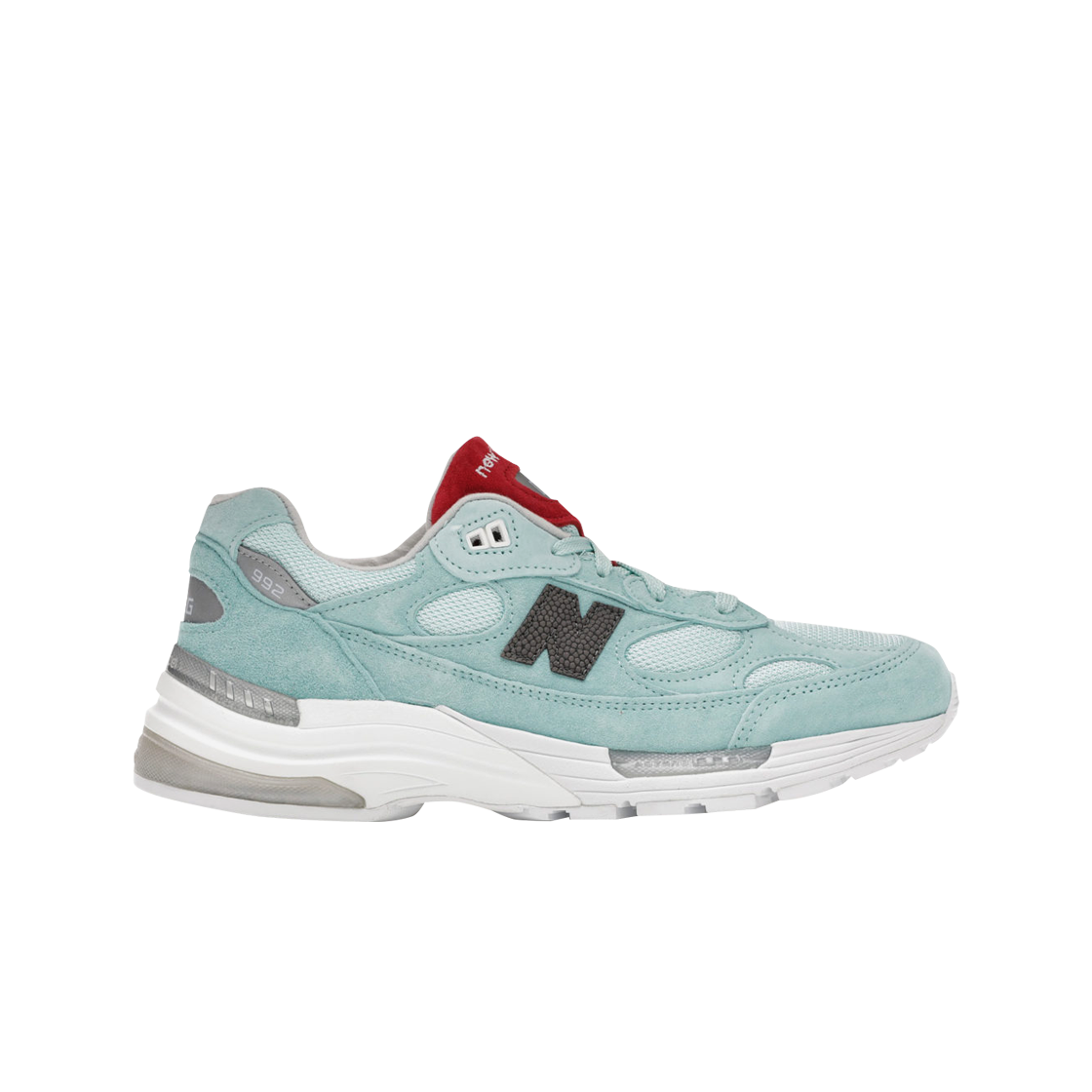 뉴발란스 x 키스 992 메이드 인 USA 키쓰마스 라이트 리프(New Balance x Kith 992 Made in USA Kithmas Light Reef)