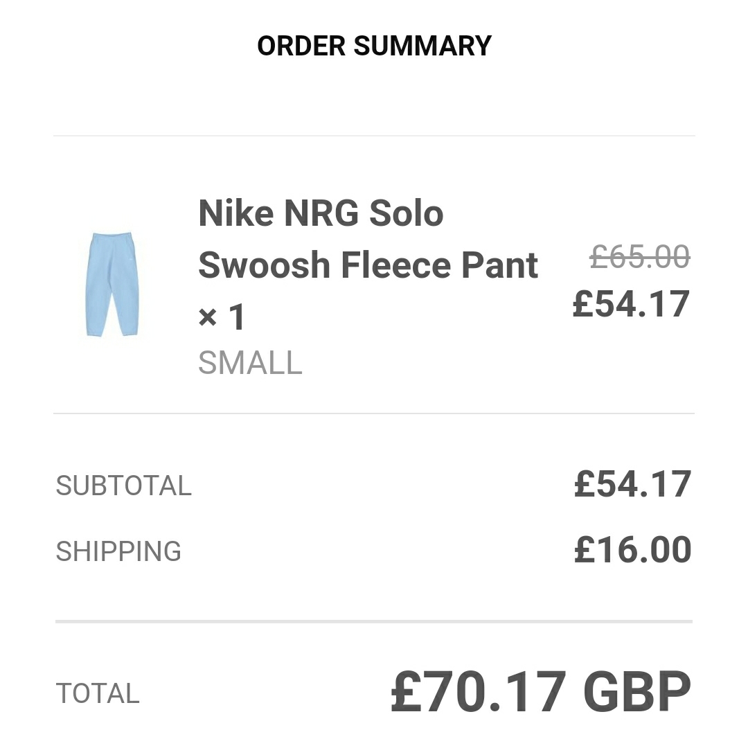 Nike NRG Solo Swoosh Fleece Pants Psychic Blue - US/EU 착용 스타일 - 3