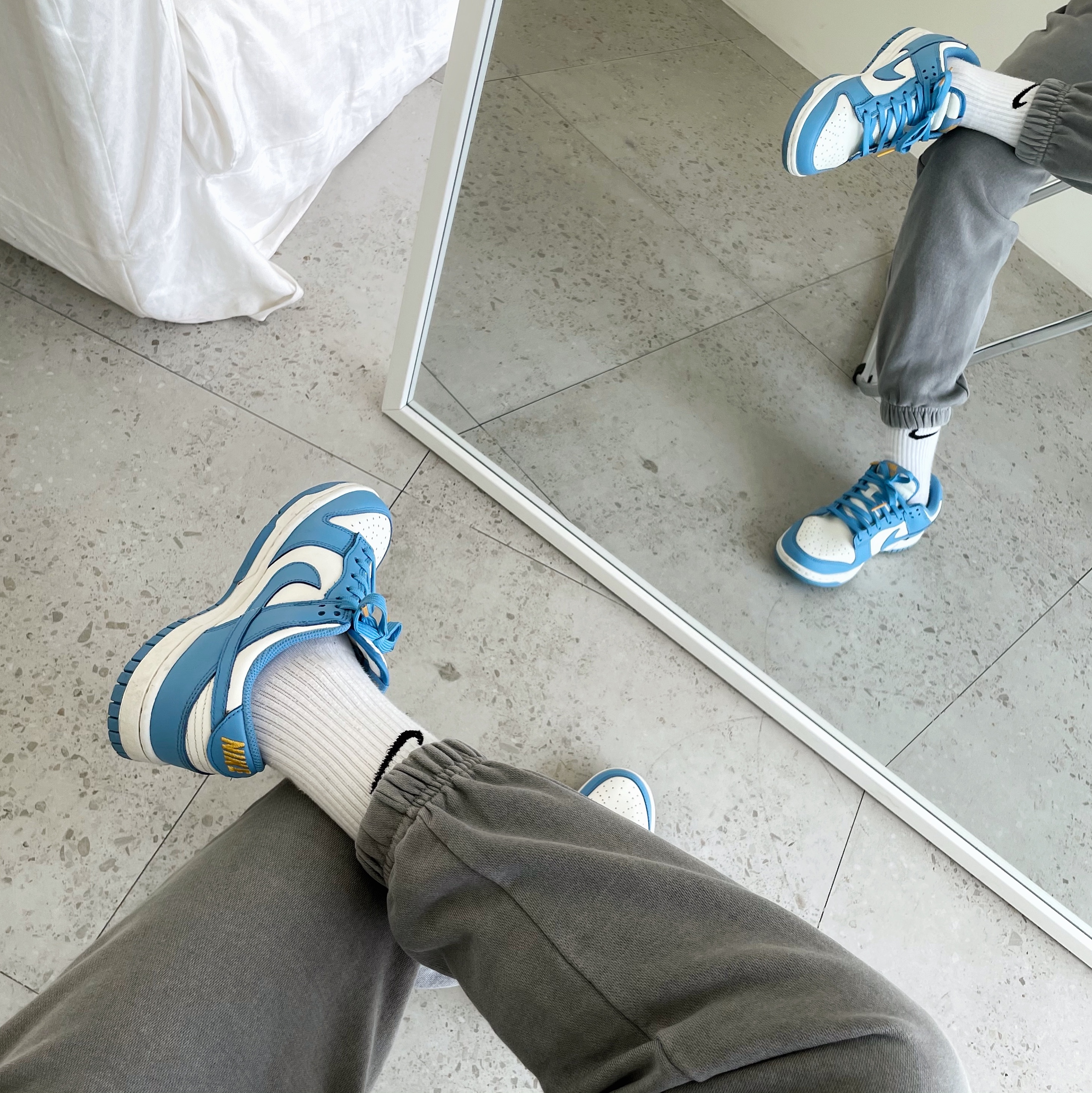 (W) Nike Dunk Low Coast 착용 스타일 - 3