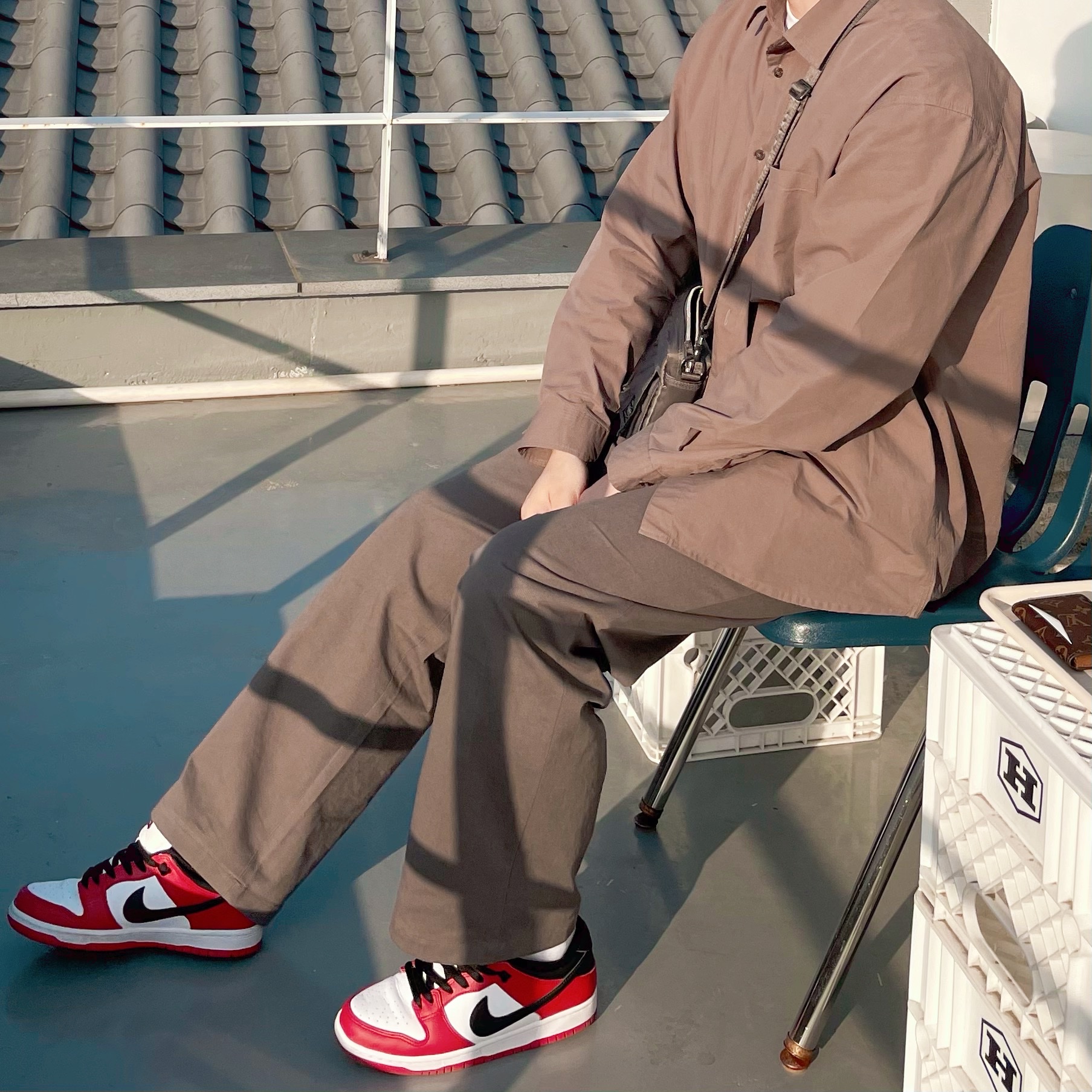 Nike SB Dunk Low Pro Chicago 착용 스타일