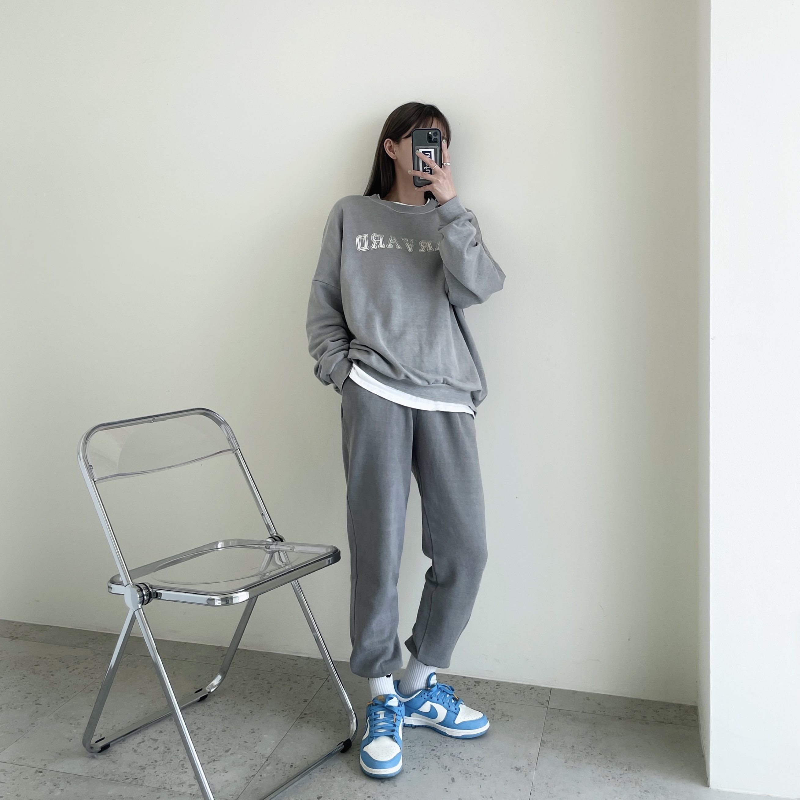 (W) Nike Dunk Low Coast 착용 스타일 - 1