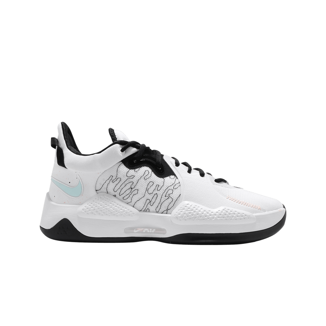 나이키 PG 5 EP 화이트 블랙(Nike PG 5 EP White Black)