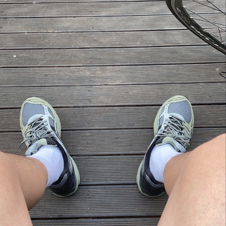 Asics UB1-S Gel-Kayano 14 Piedmont Grey 착용 스타일