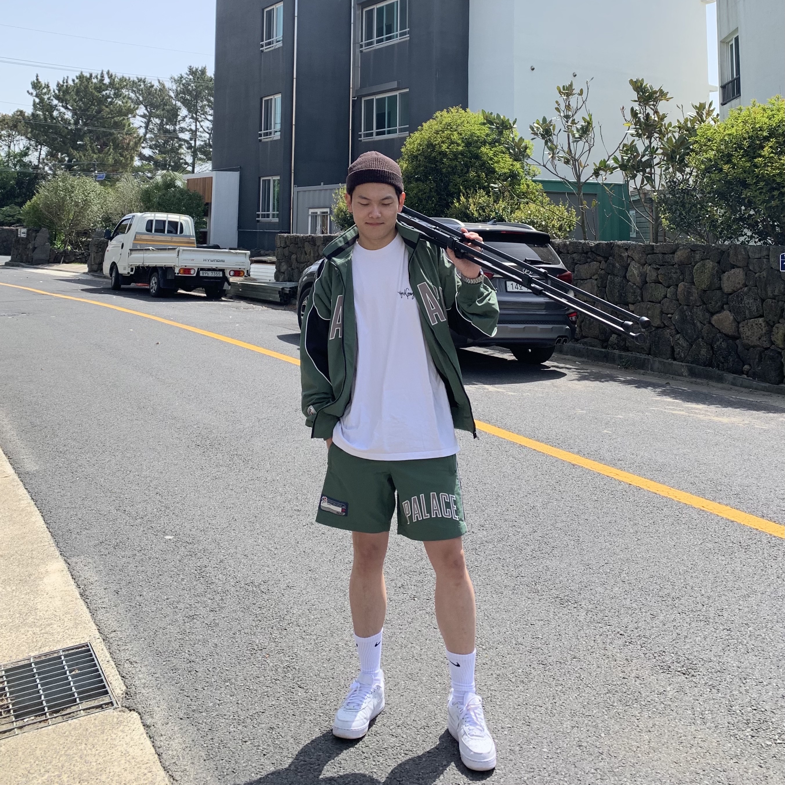 Palace Sport Mit Floss Jacket green