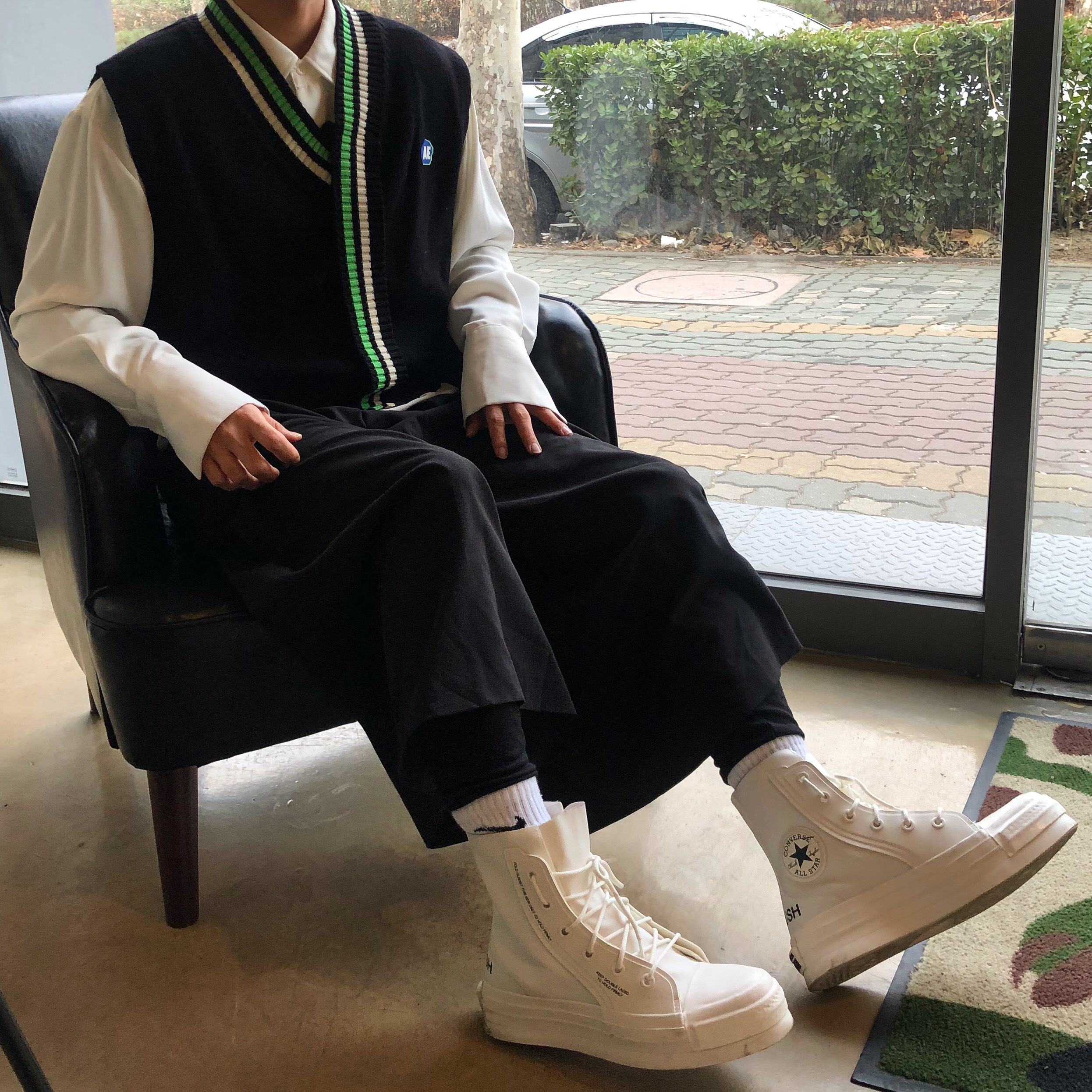 Converse x Ambush Chuck 70 Hi White 착용 스타일