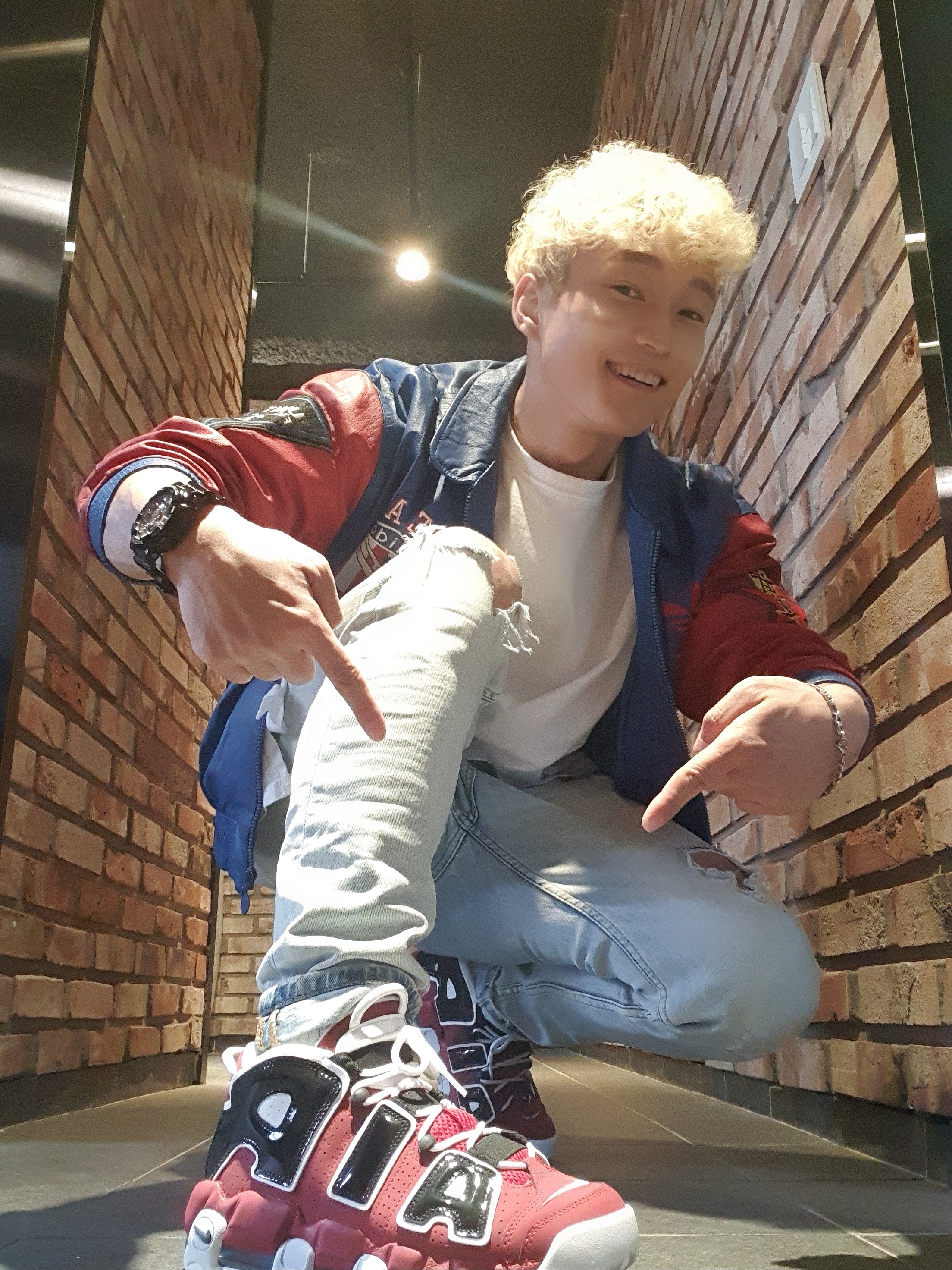 Nike Air More Uptempo 96 Bulls 2021 착용 스타일 - 3