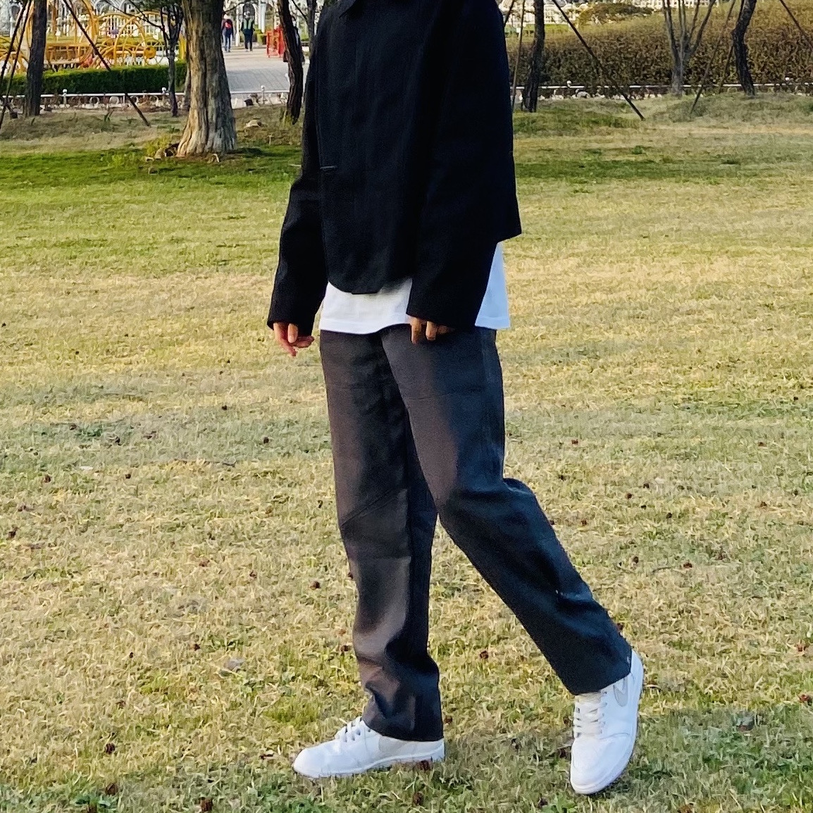 Jordan 1 High 85 Neutral Grey 착용 스타일 - 2