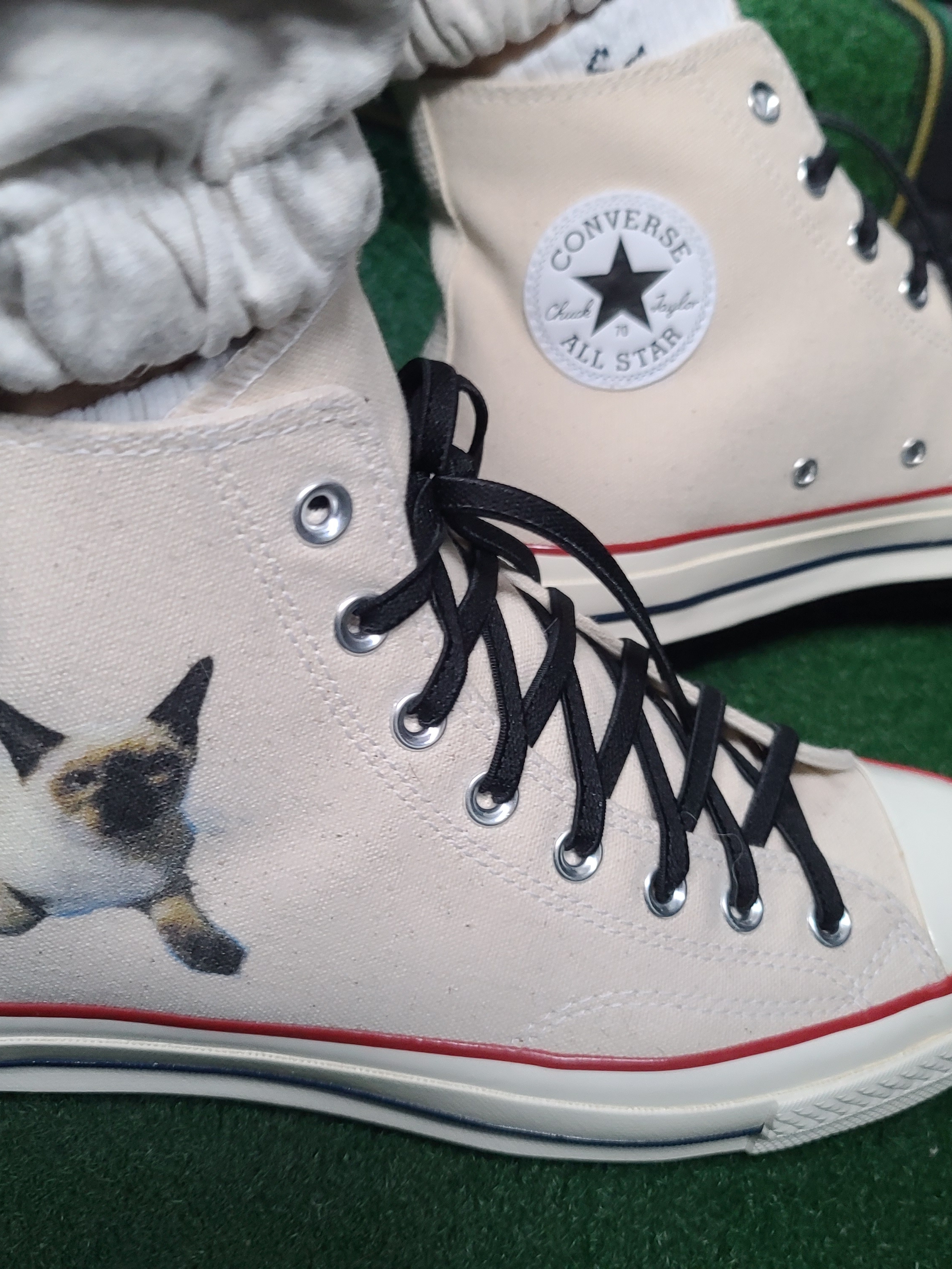 Converse Chuck 70 High Parchment 착용 스타일 - 3