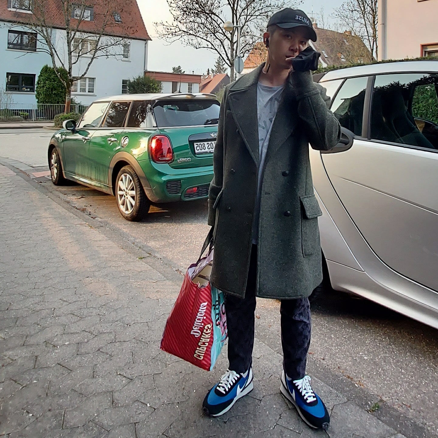 Nike x Undercover Daybreak Blue Jay 착용 스타일