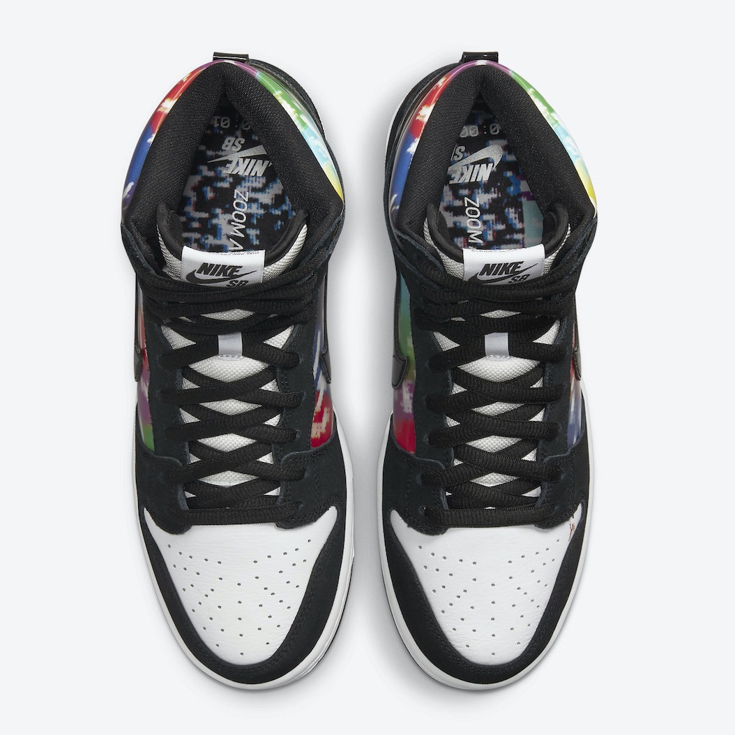 Nike SB Dunk High Pro Test Pattern, Jordan 1 Mid SE ASW Black 착용 스타일 - 4
