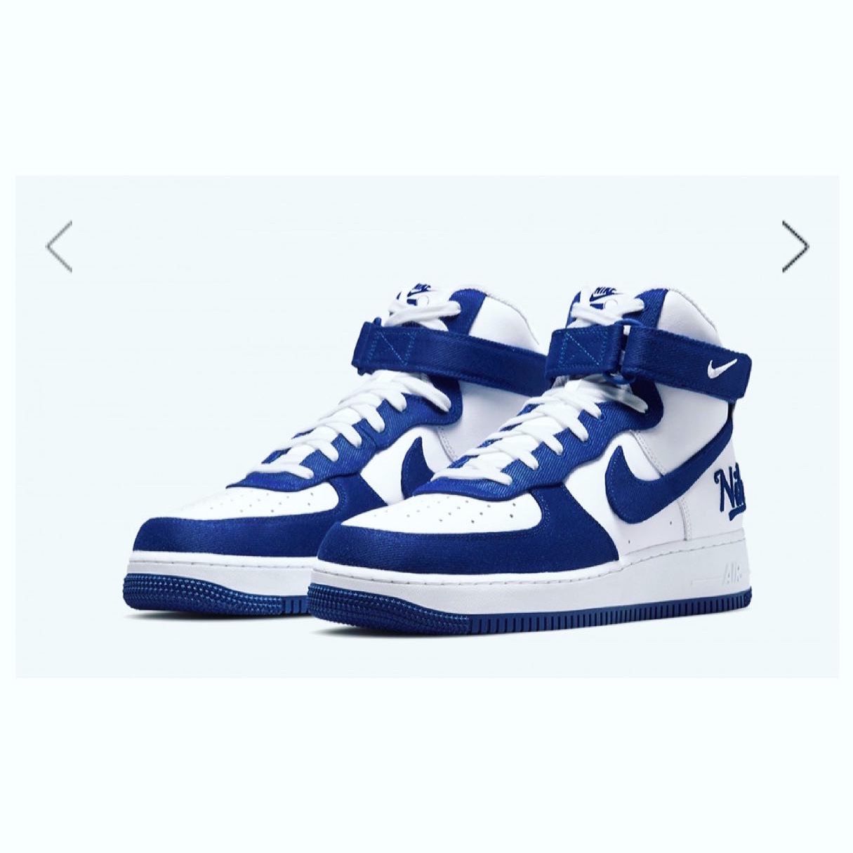 Nike Air Force 1 High '07 LV8 EMB Dodgers 착용 스타일 - 2