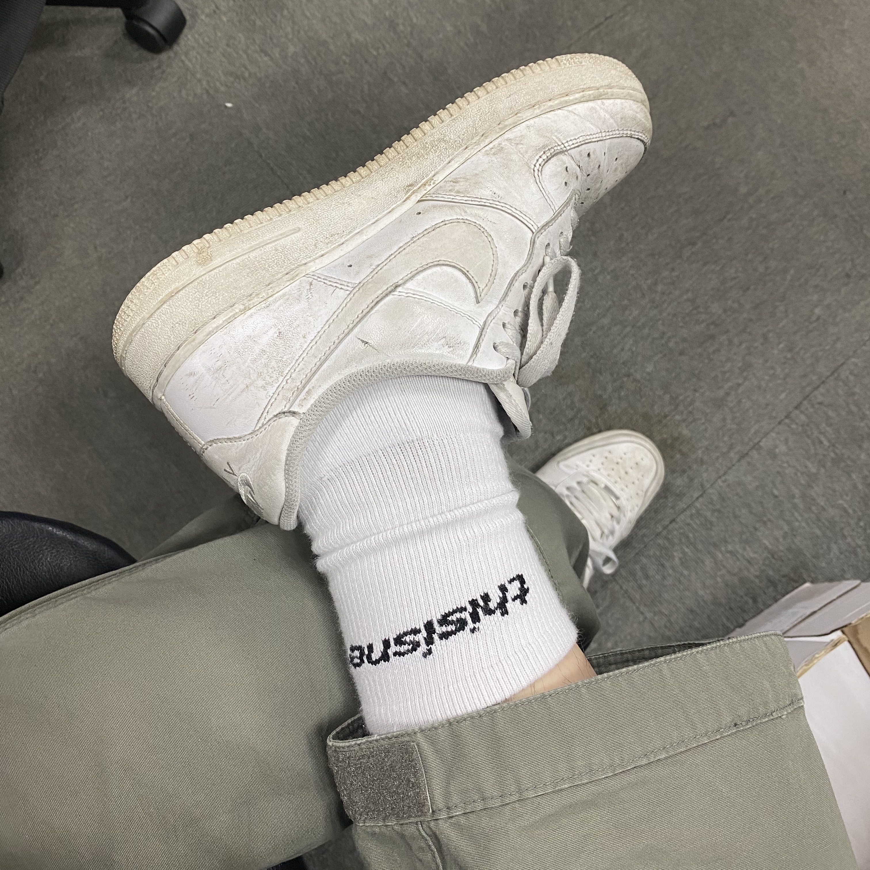 Nike Air Force 1 '07 Low White 착용 스타일