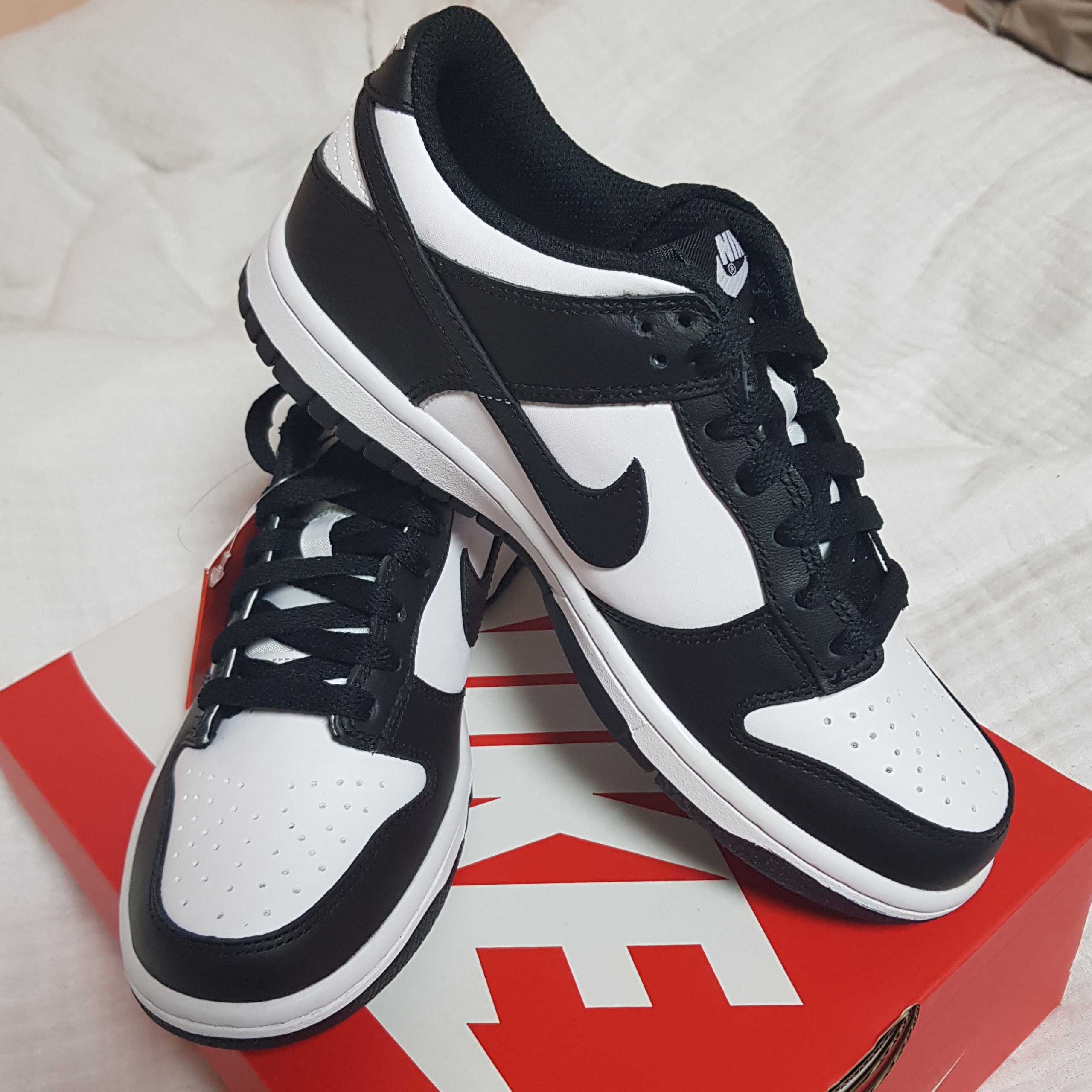 Nike Dunk Low Retro Black, (W) Nike Dunk Low Black 착용 스타일
